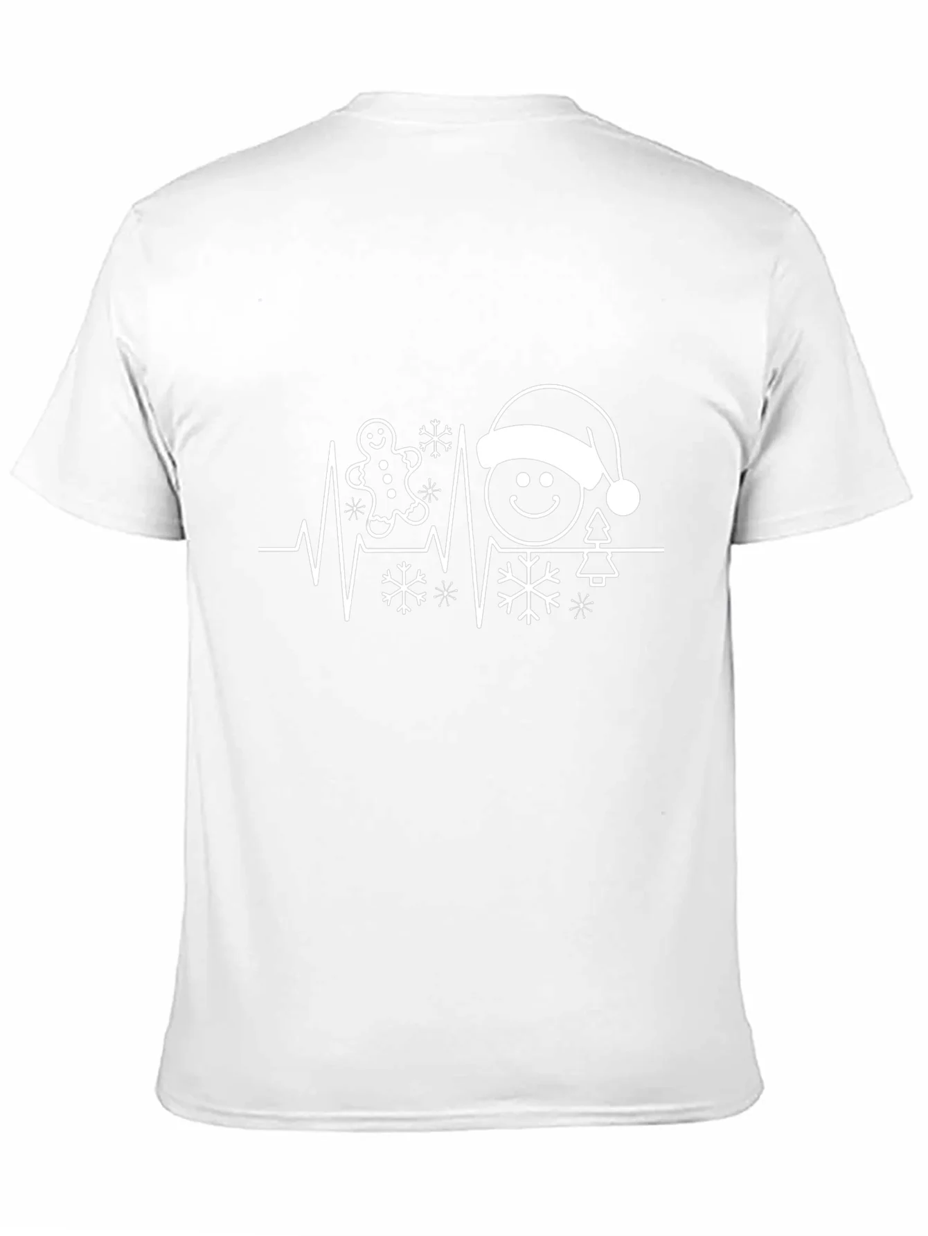 Camiseta Negra con Dise?o Navide?o de Latido