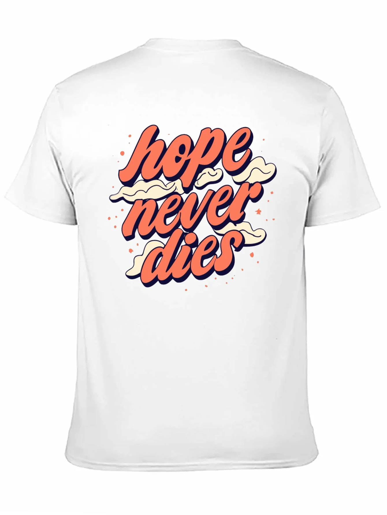 Camiseta Negra La Esperanza Nunca Muere Dise?o Original