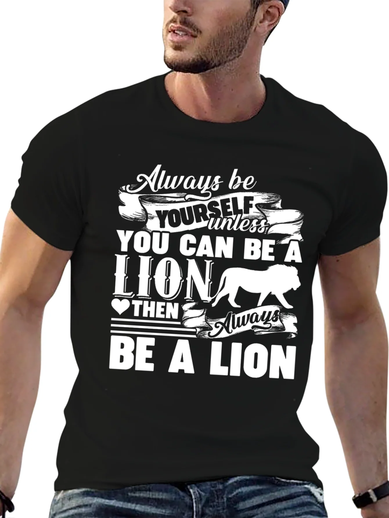 Rebbecca Lion Graphic T-Shirt - Always Be Yourself