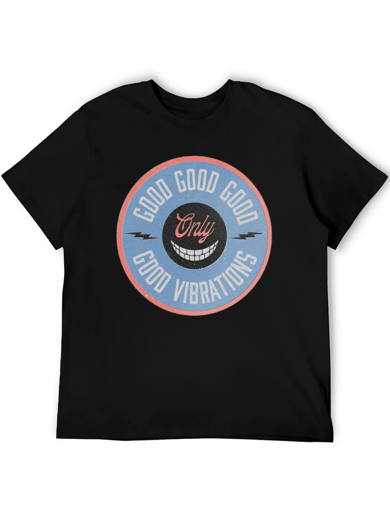 Camiseta Negra Good Vibrations