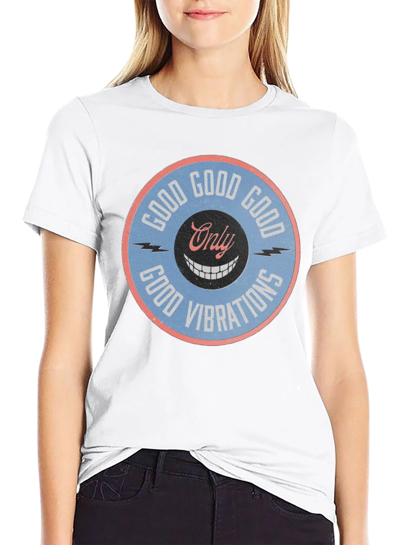 Camiseta Negra Good Vibrations