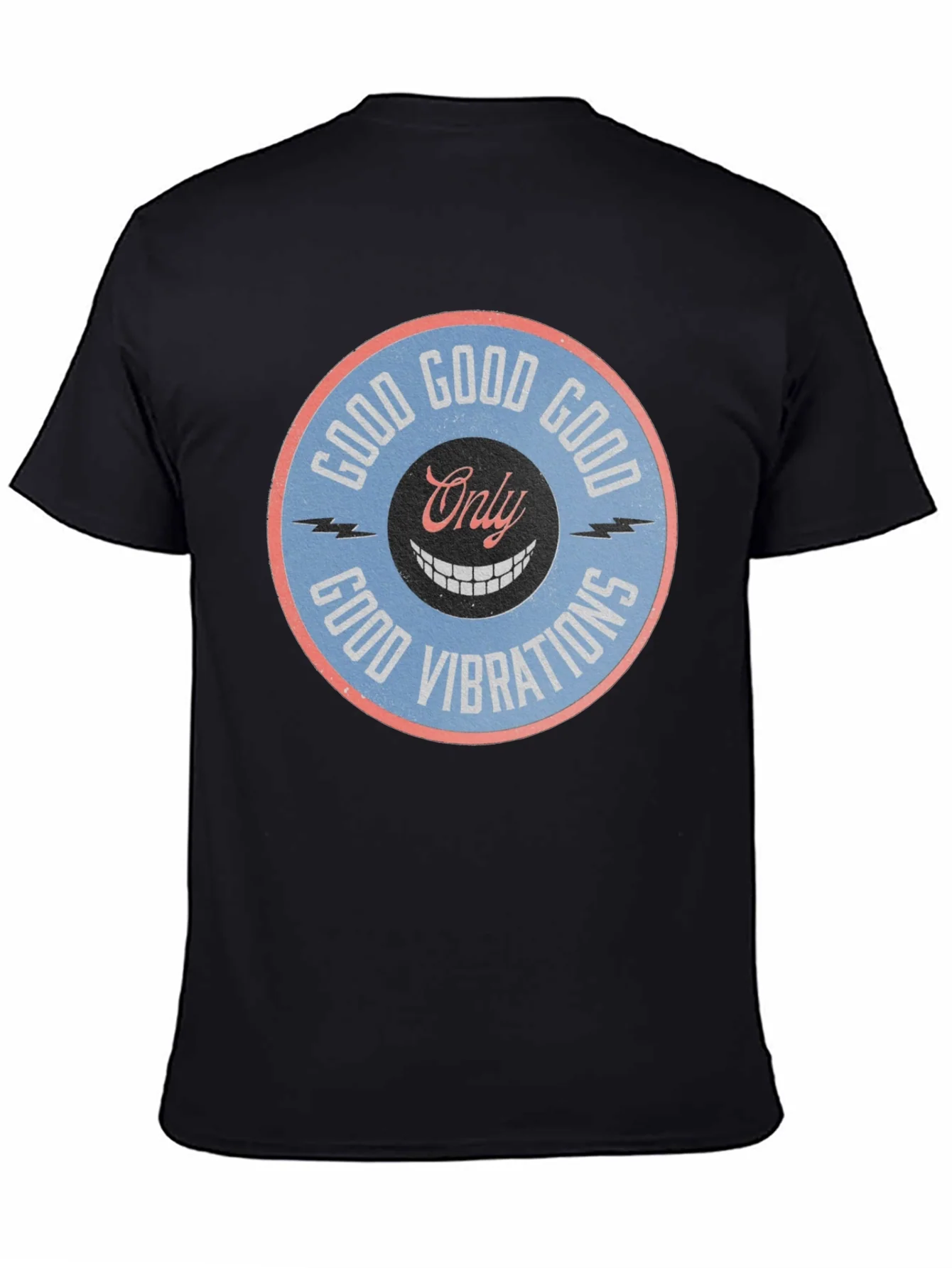 Camiseta Negra Good Vibrations