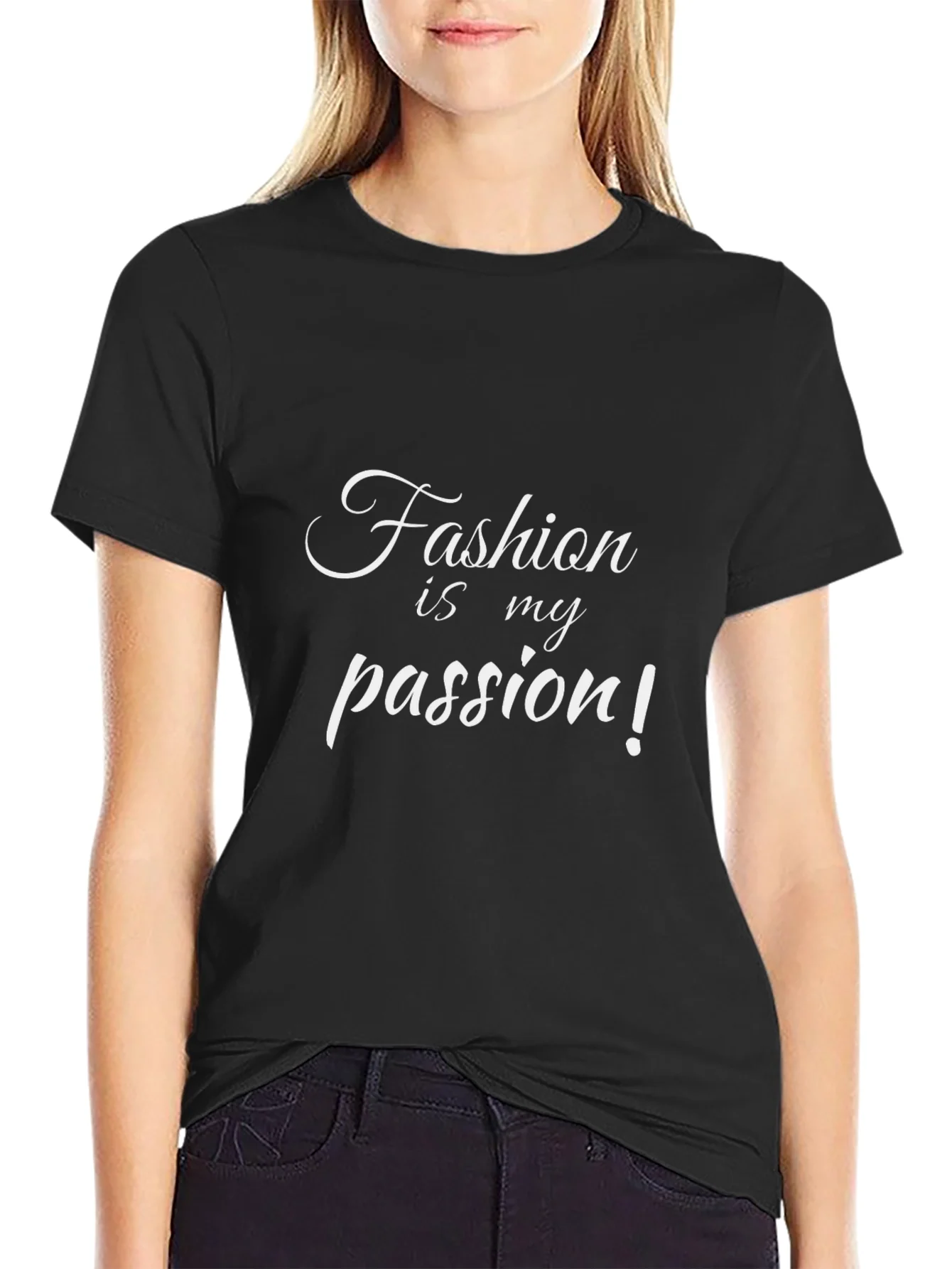 Rebbecca Fashion Passion Black T-Shirt