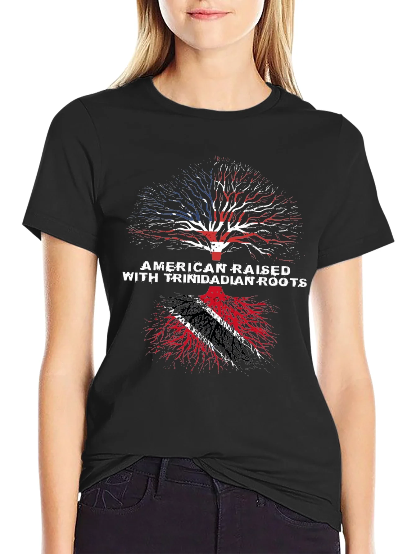 Camiseta Hombre Americano Ra¨ªces Trinidad
