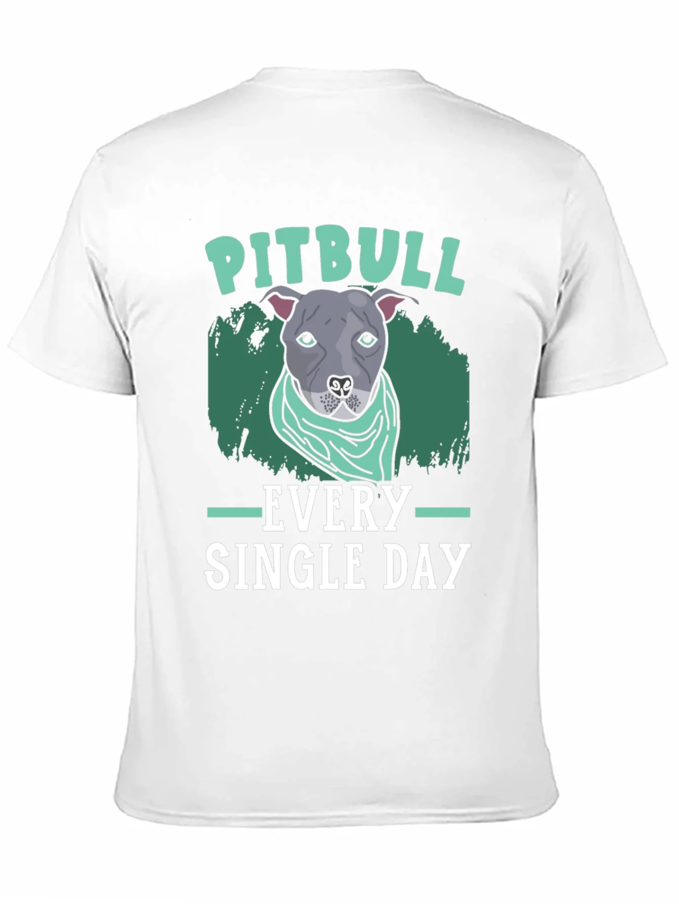 Camiseta Negra con Dise?o de Pitbull