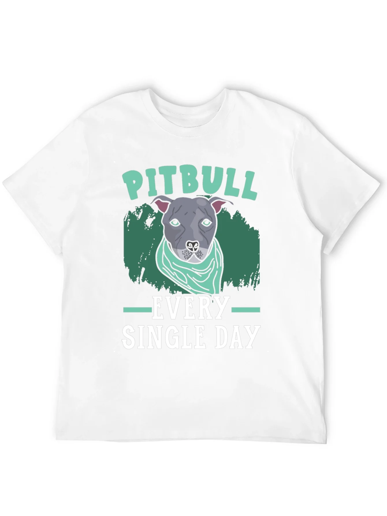 Camiseta Negra con Dise?o de Pitbull