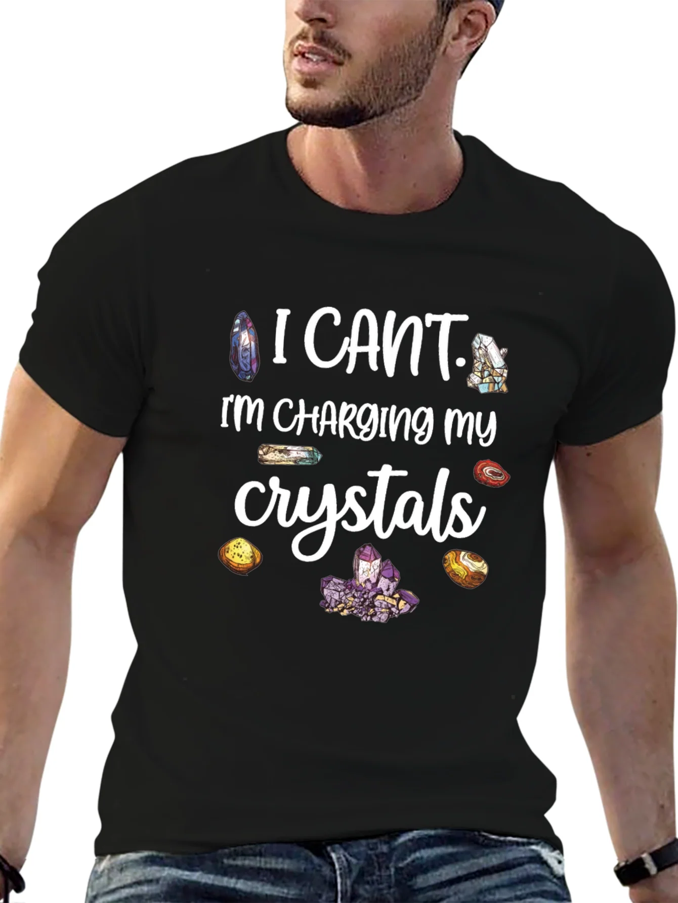 Rebbecca I Cant Charging My Crystals T-Shirt
