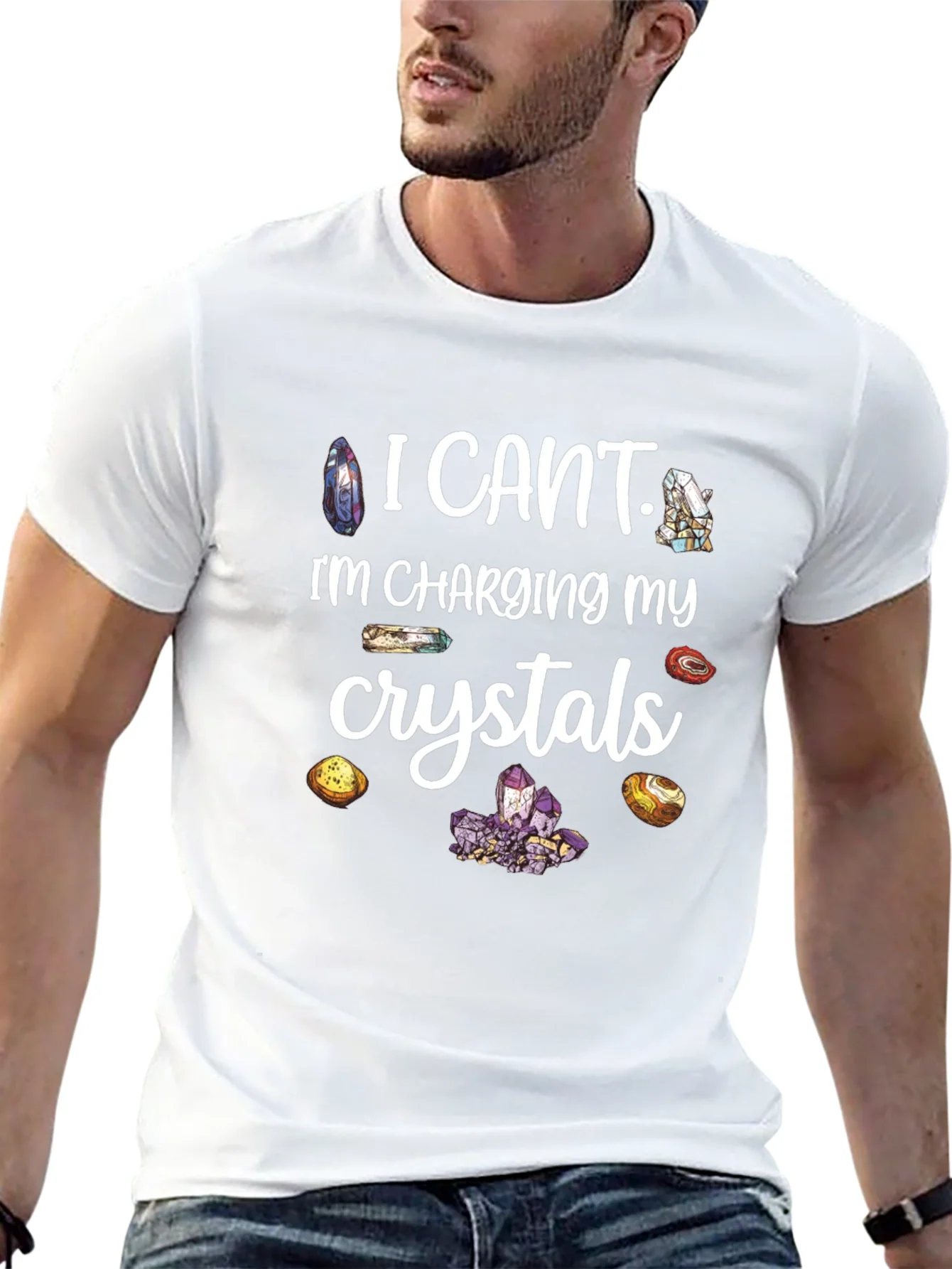 Rebbecca I Cant Charging My Crystals T-Shirt