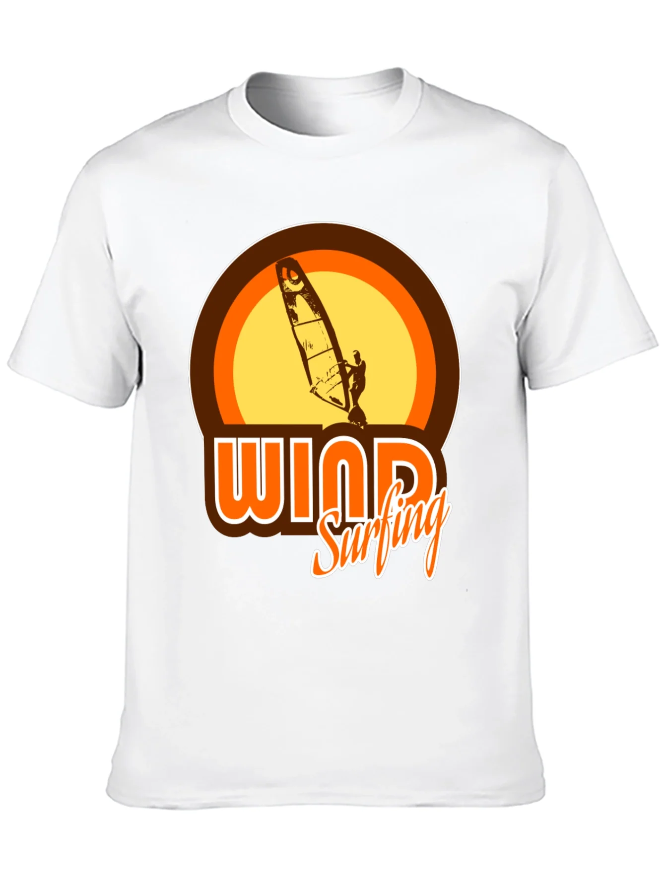 Rebbecca Windsurfing Graphic Tee - Retro Style T-Shirt
