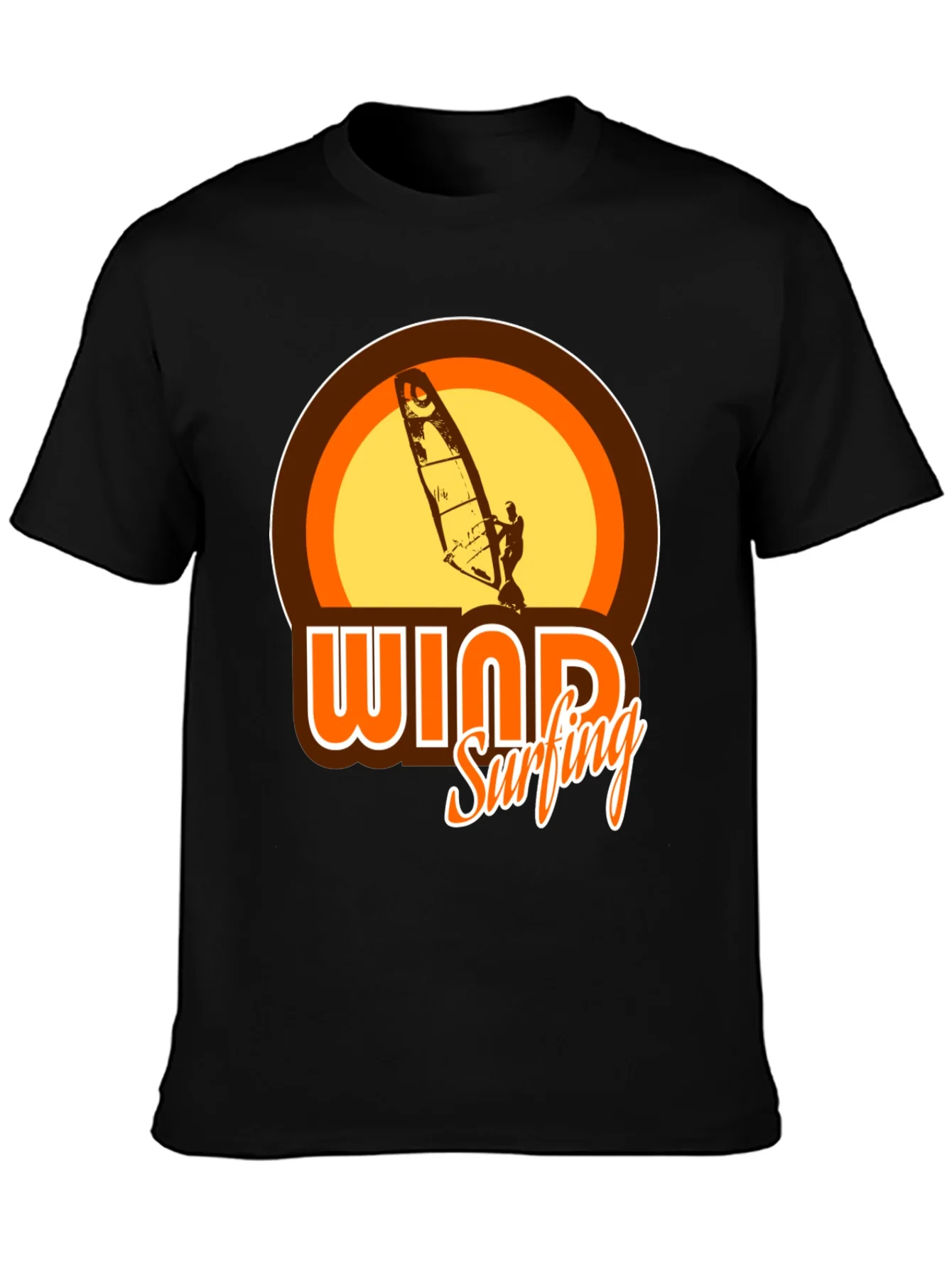 Rebbecca Windsurfing Graphic Tee - Retro Style T-Shirt
