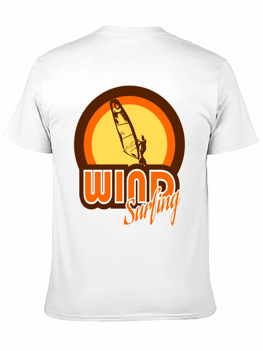 Rebbecca Windsurfing Graphic Tee - Retro Style T-Shirt