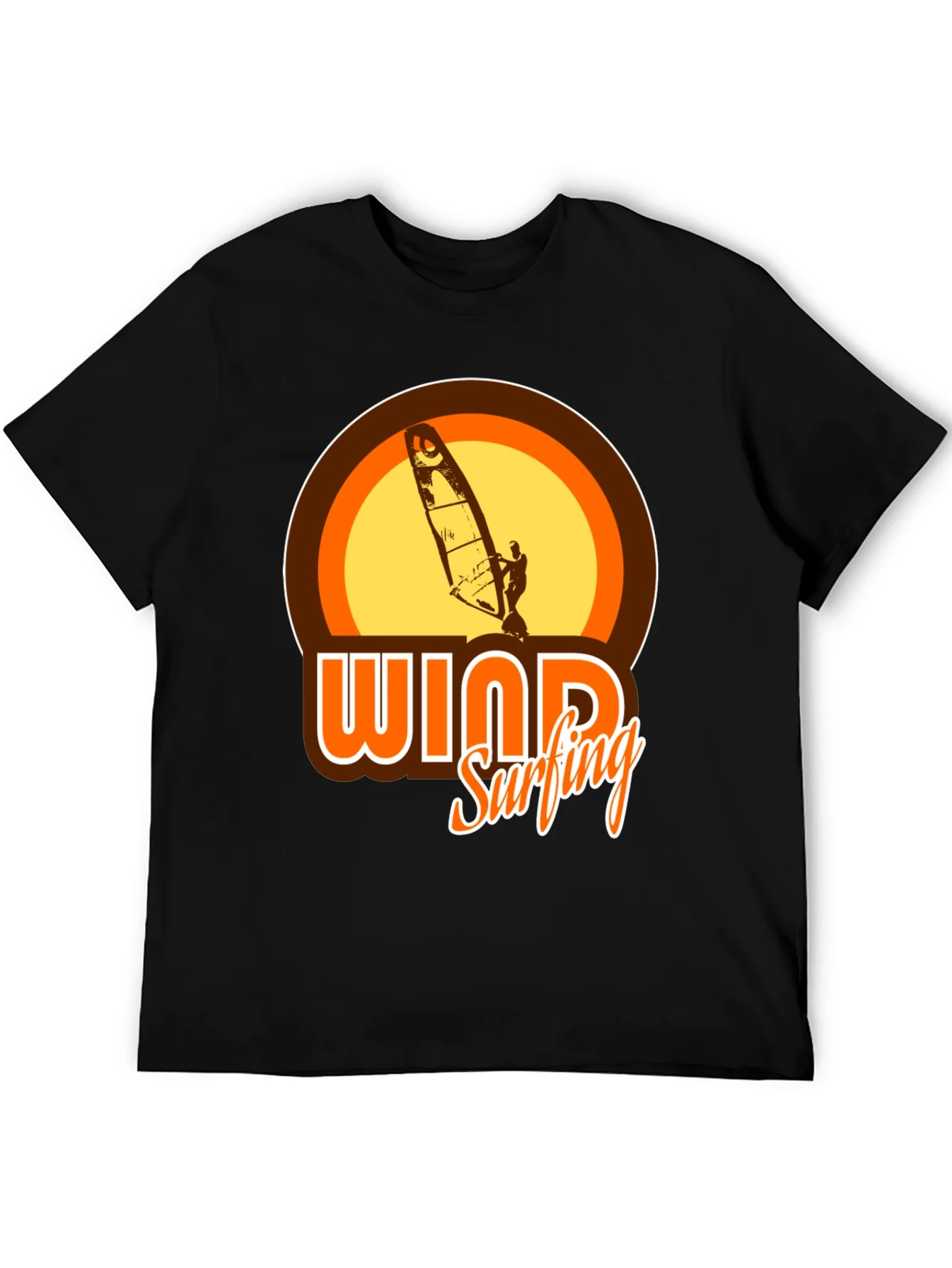 Rebbecca Windsurfing Graphic Tee - Retro Style T-Shirt