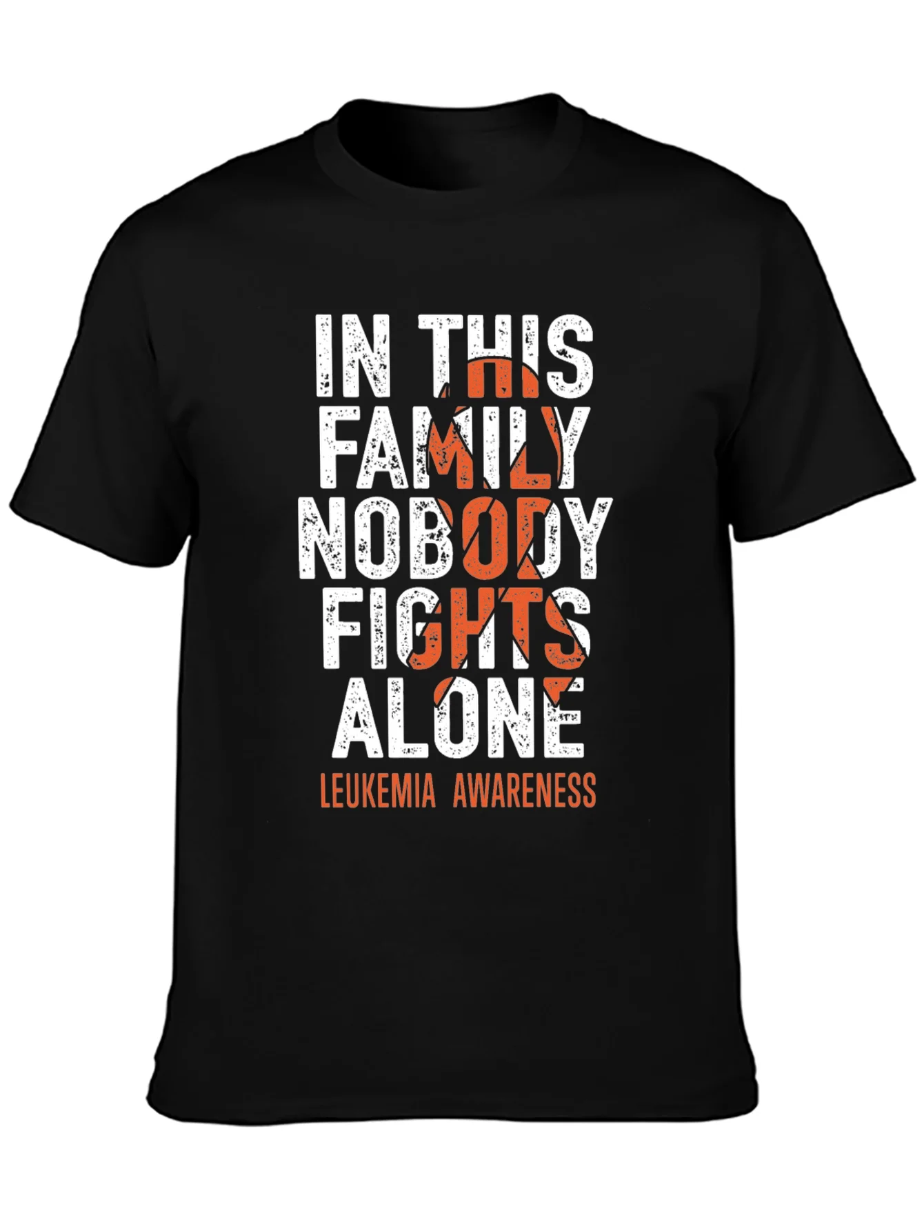 Camiseta Concientizaci¨®n Leucemia: En Esta Familia Nadie Lucha Solo