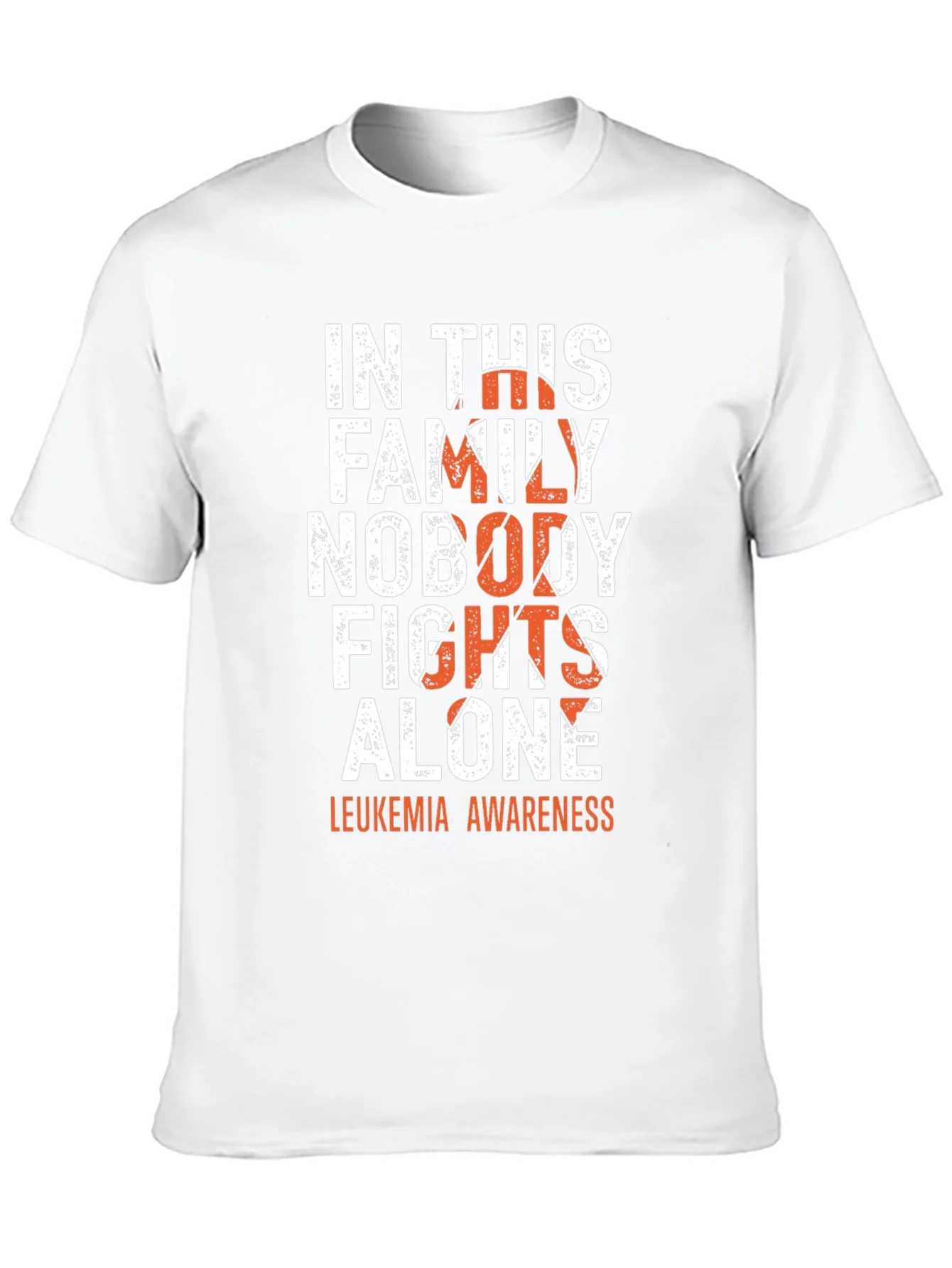 Camiseta Concientizaci¨®n Leucemia: En Esta Familia Nadie Lucha Solo