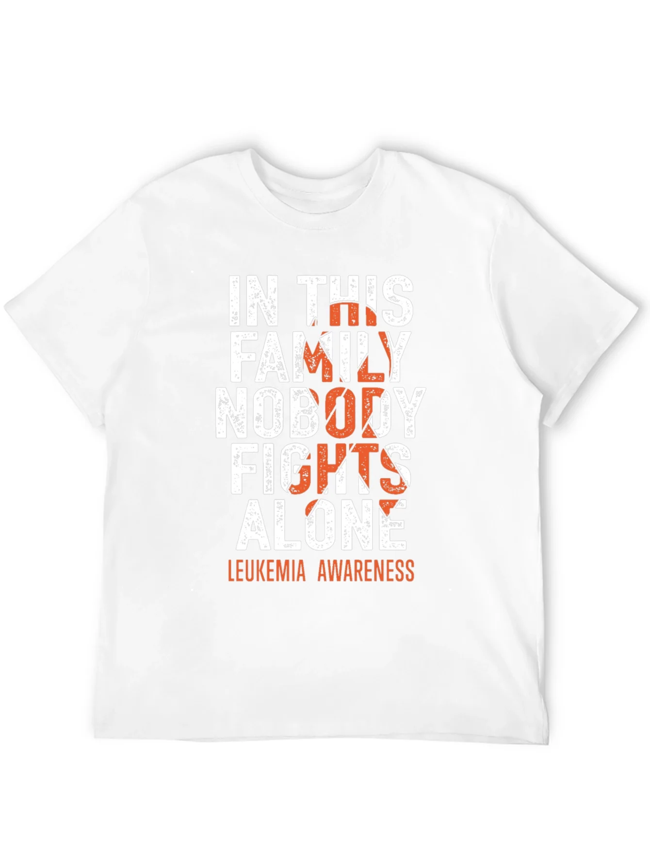 Camiseta Concientizaci¨®n Leucemia: En Esta Familia Nadie Lucha Solo