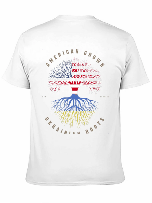 Camiseta Ra¨ªces Americanas y Ucranianas