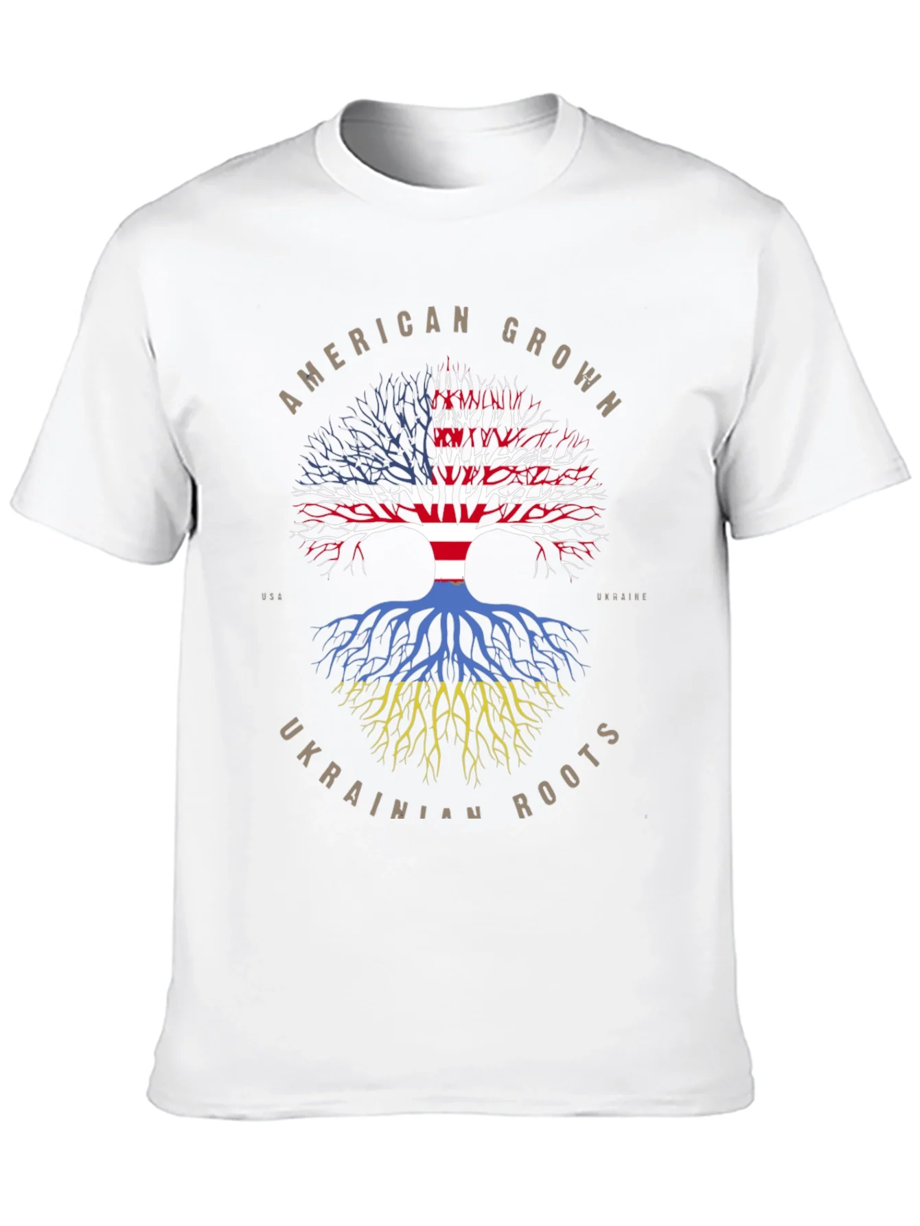 Camiseta Ra¨ªces Americanas y Ucranianas