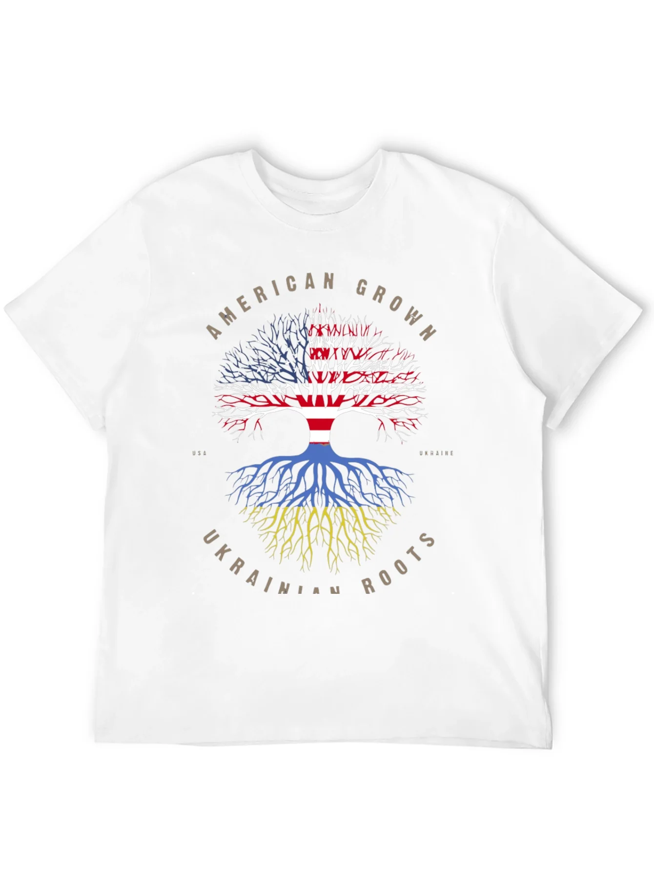 Camiseta Ra¨ªces Americanas y Ucranianas