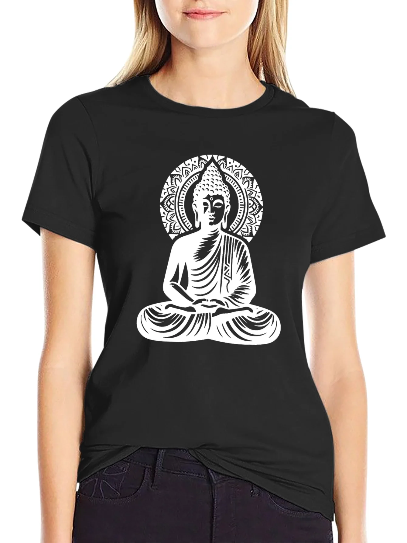 Camiseta Buda Mandala - Dise?o Zen y Elegante