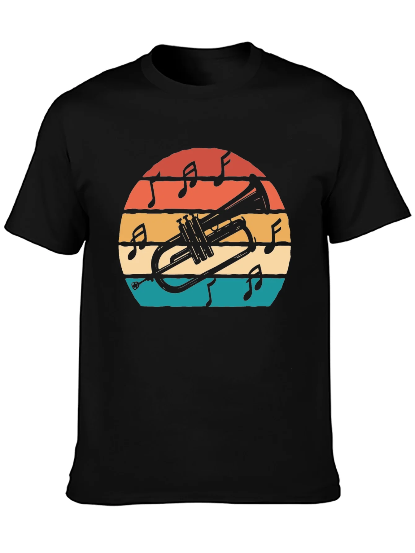 Camiseta Retro Trompeta Musical