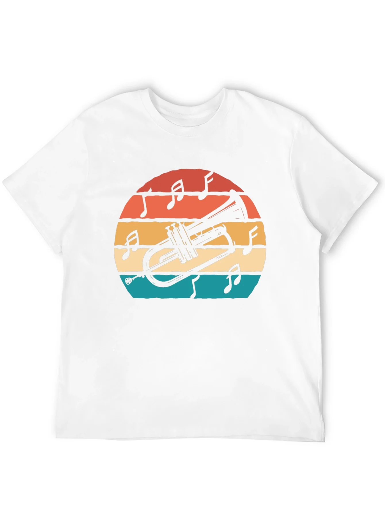 Camiseta Retro Trompeta Musical