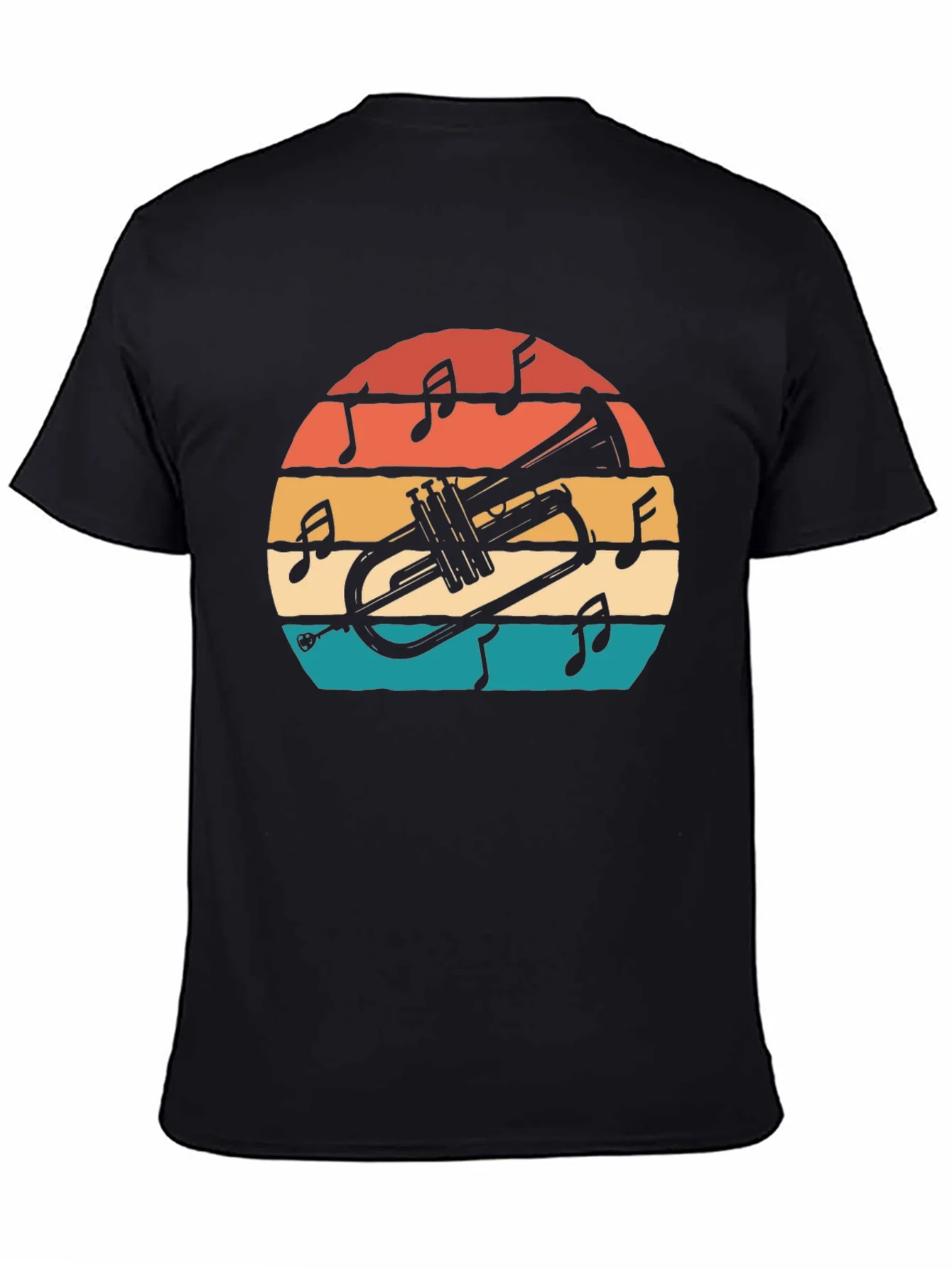 Camiseta Retro Trompeta Musical
