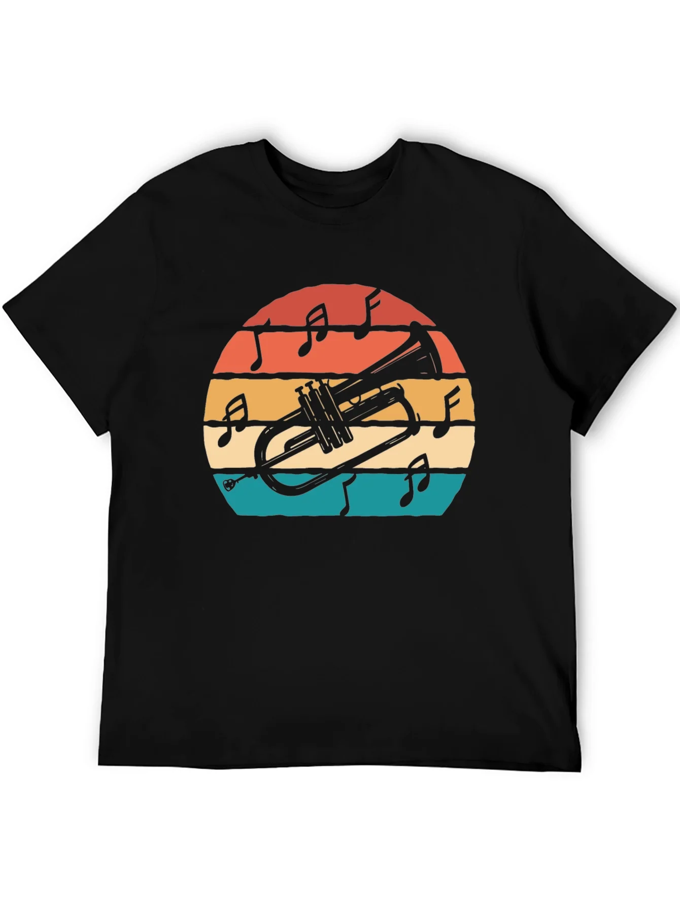 Camiseta Retro Trompeta Musical