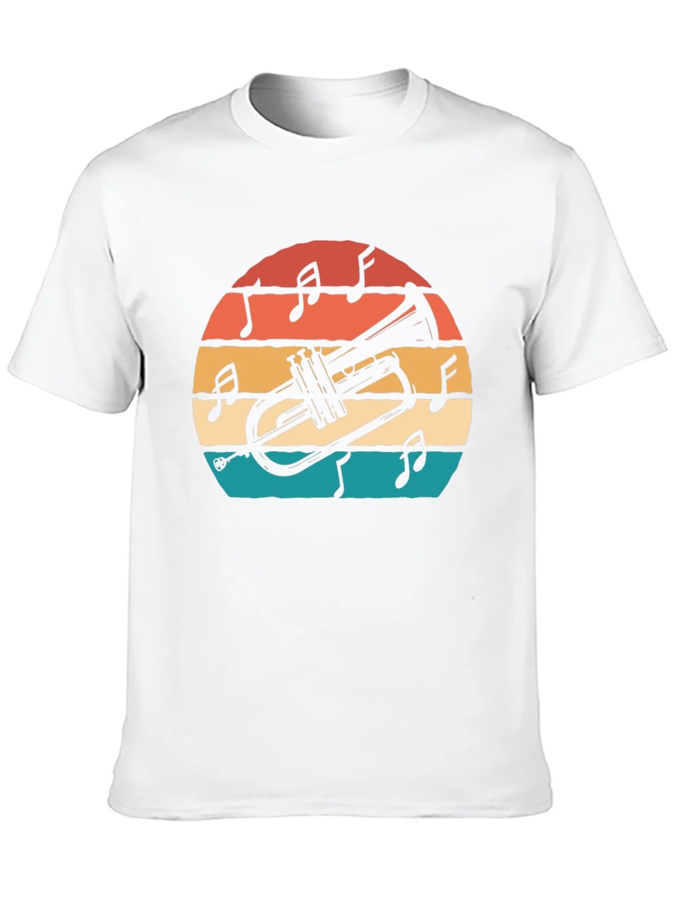 Camiseta Retro Trompeta Musical