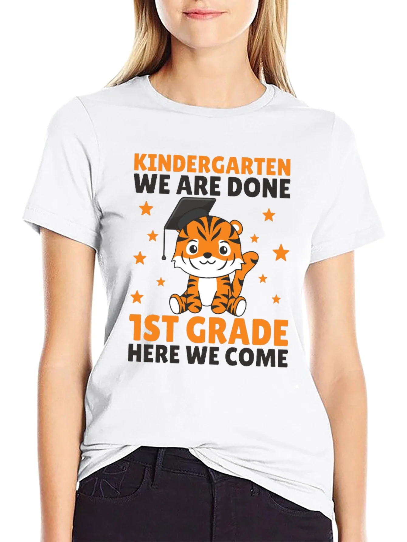 Camiseta Infantil Fin de Kinder Hola 1er Grado