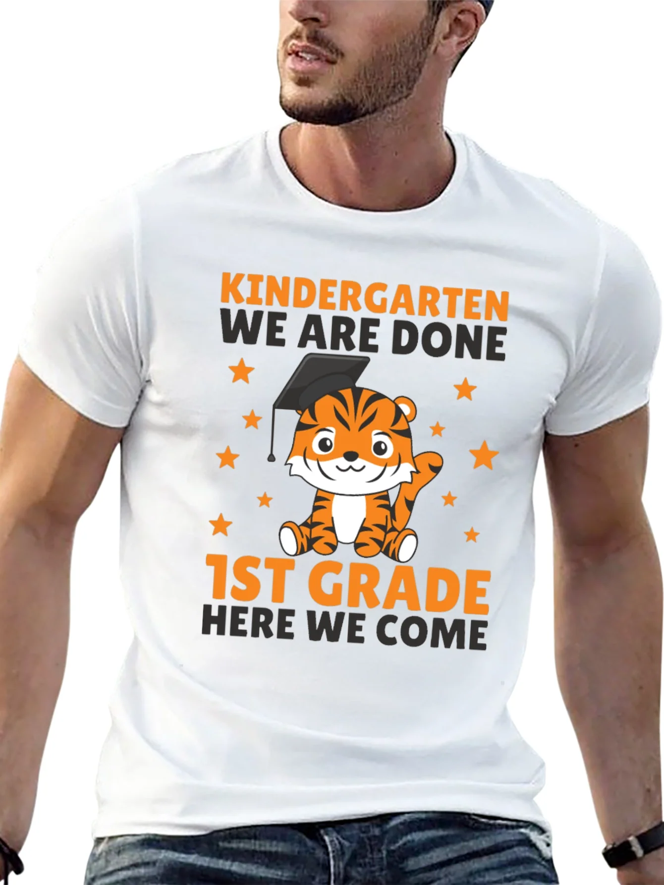 Camiseta Infantil Fin de Kinder Hola 1er Grado