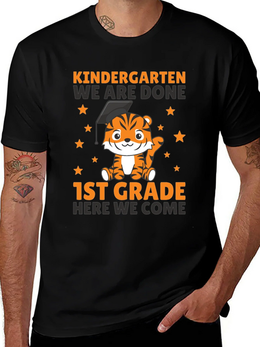Camiseta Infantil Fin de Kinder Hola 1er Grado