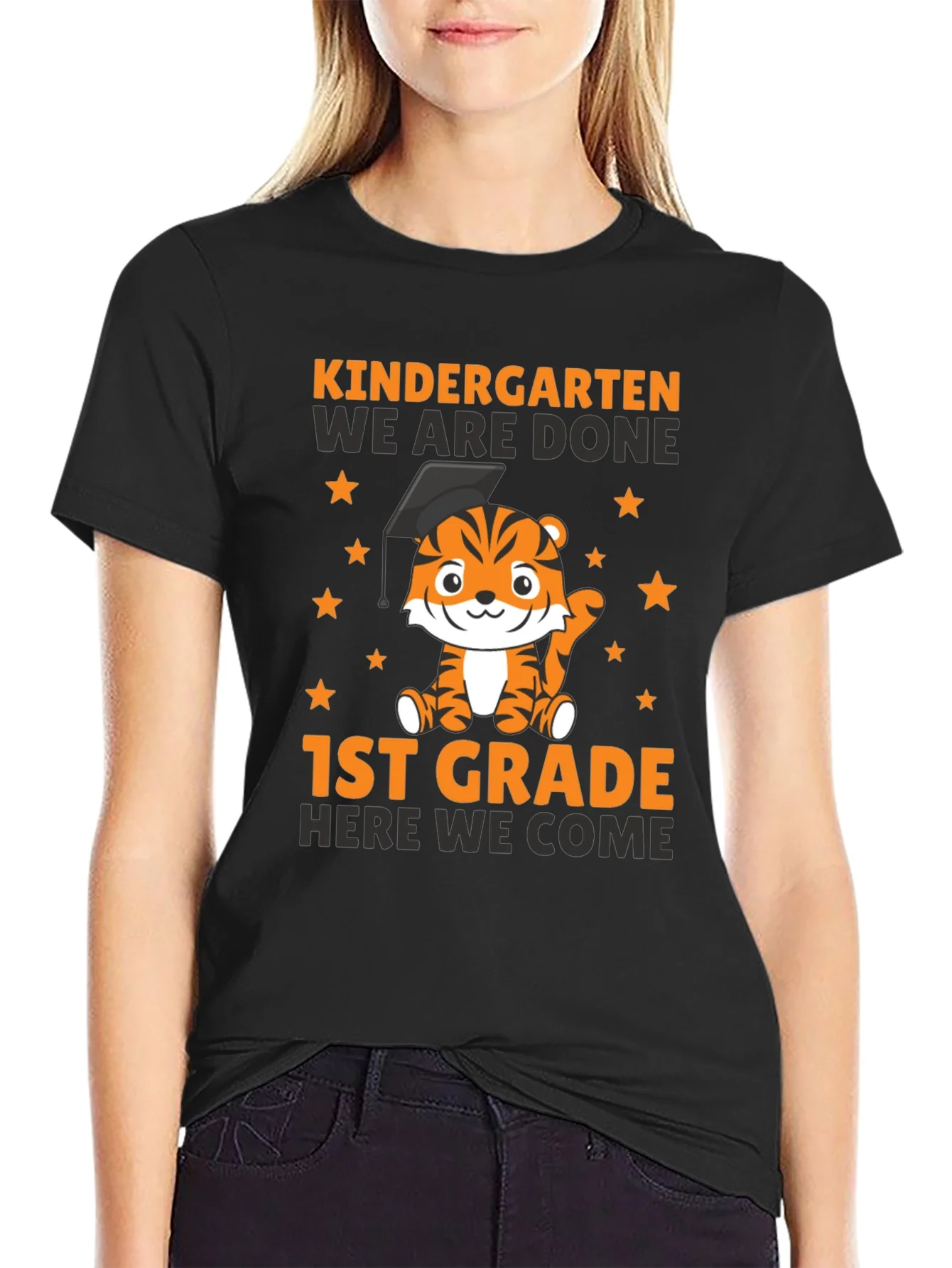 Camiseta Infantil Fin de Kinder Hola 1er Grado