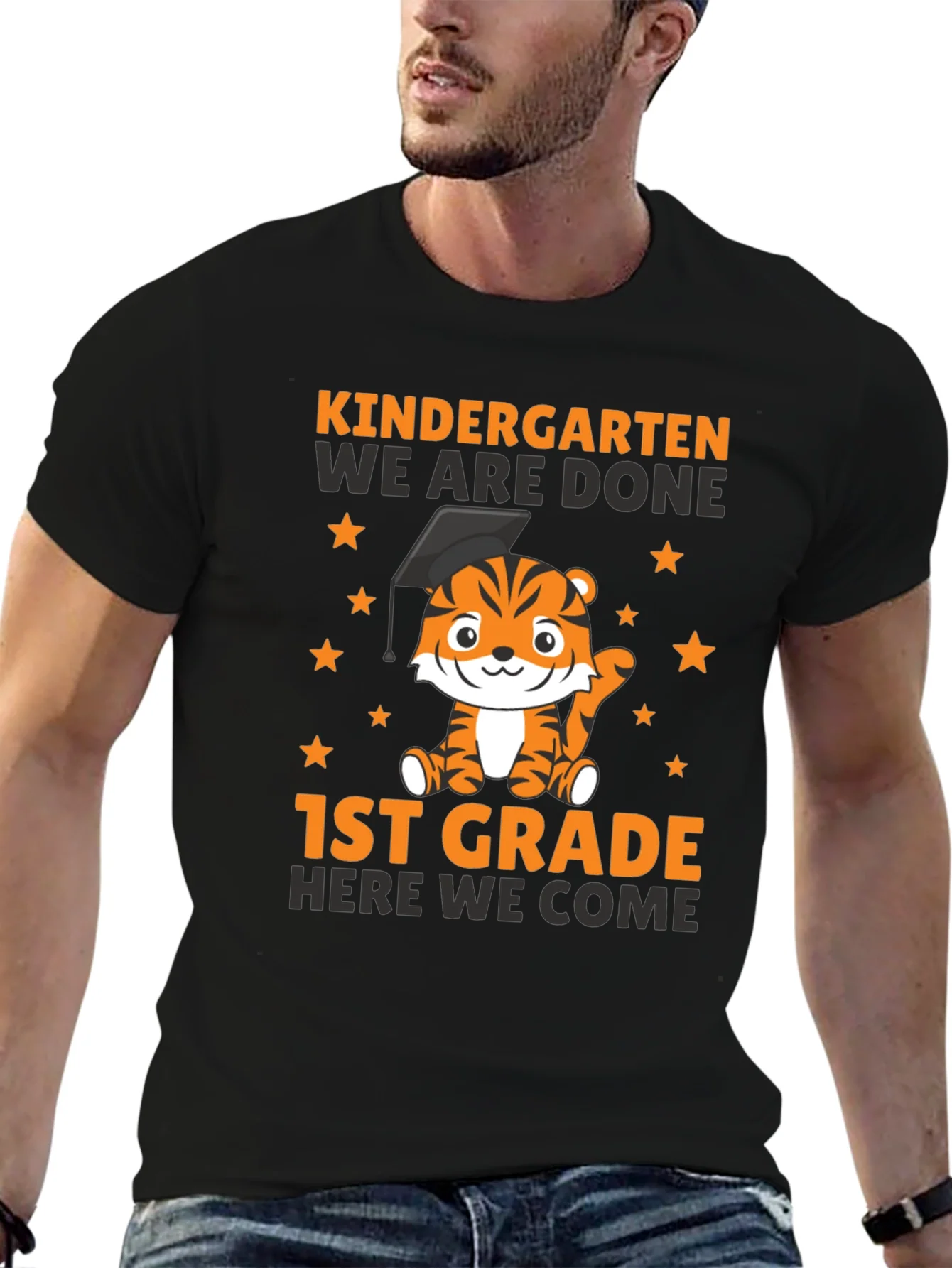 Camiseta Infantil Fin de Kinder Hola 1er Grado