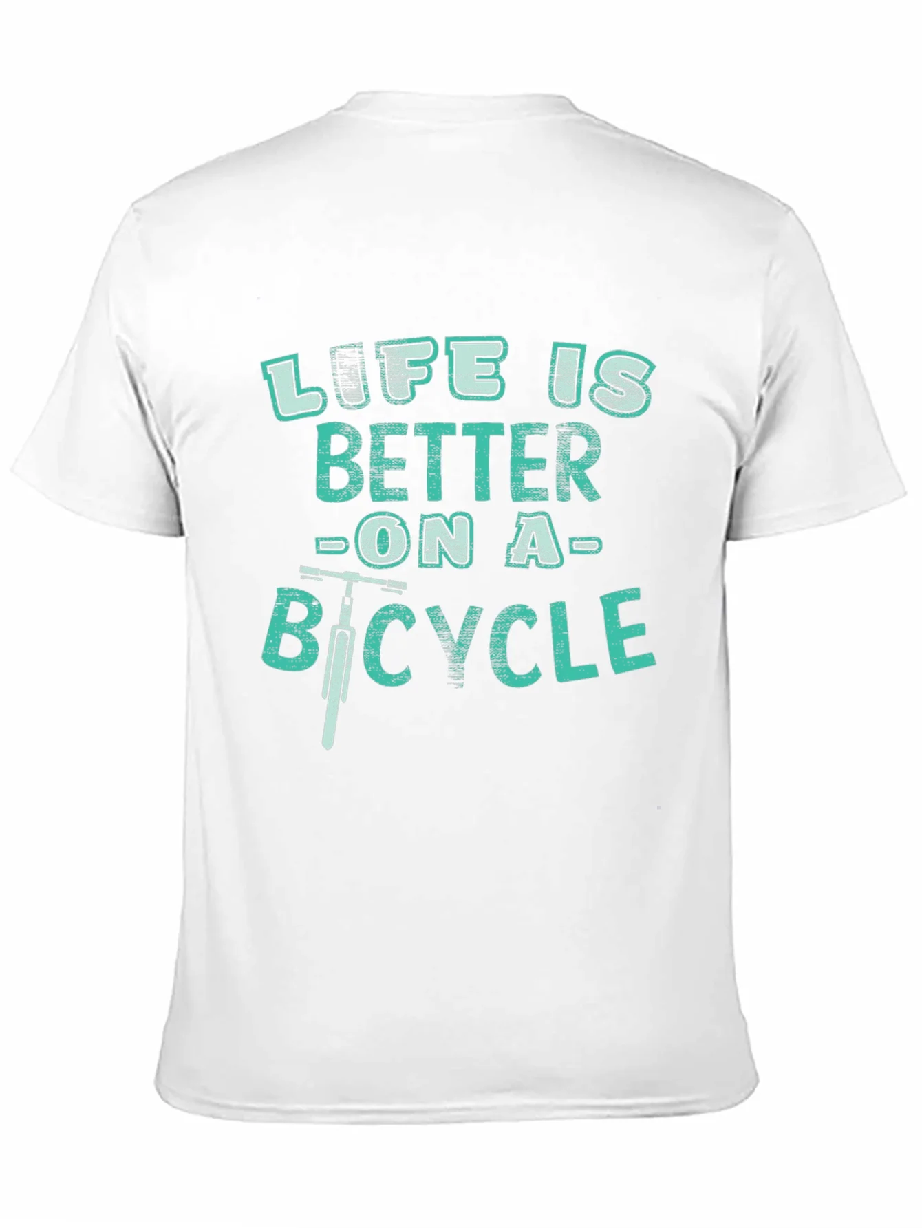 Camiseta Negra Life is Better on a Bicycle