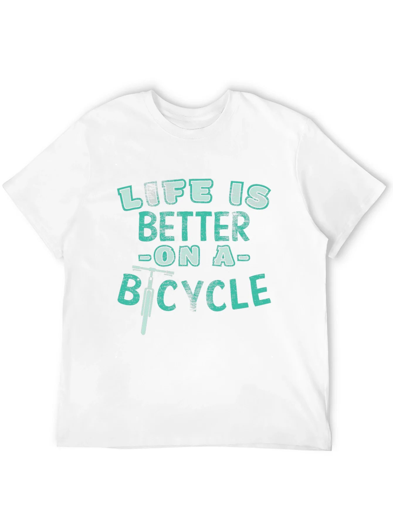 Camiseta Negra Life is Better on a Bicycle