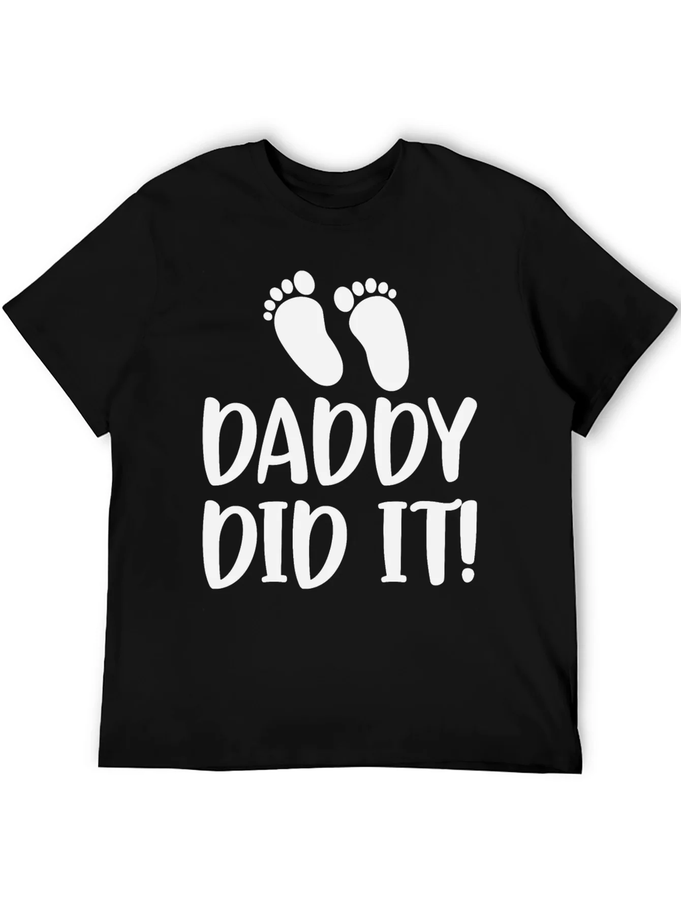 Camiseta Negra Daddy Did It!