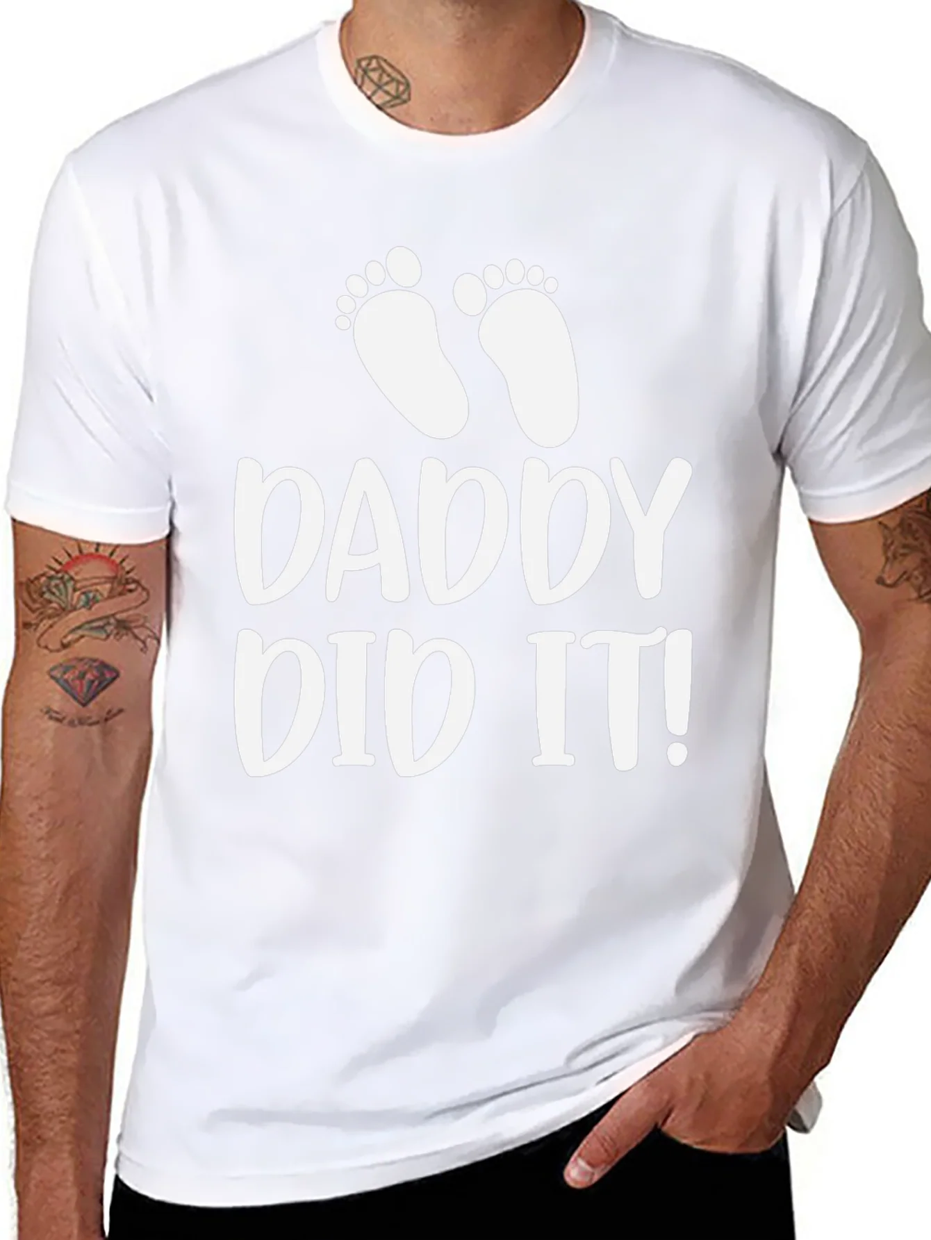 Camiseta Negra Daddy Did It!
