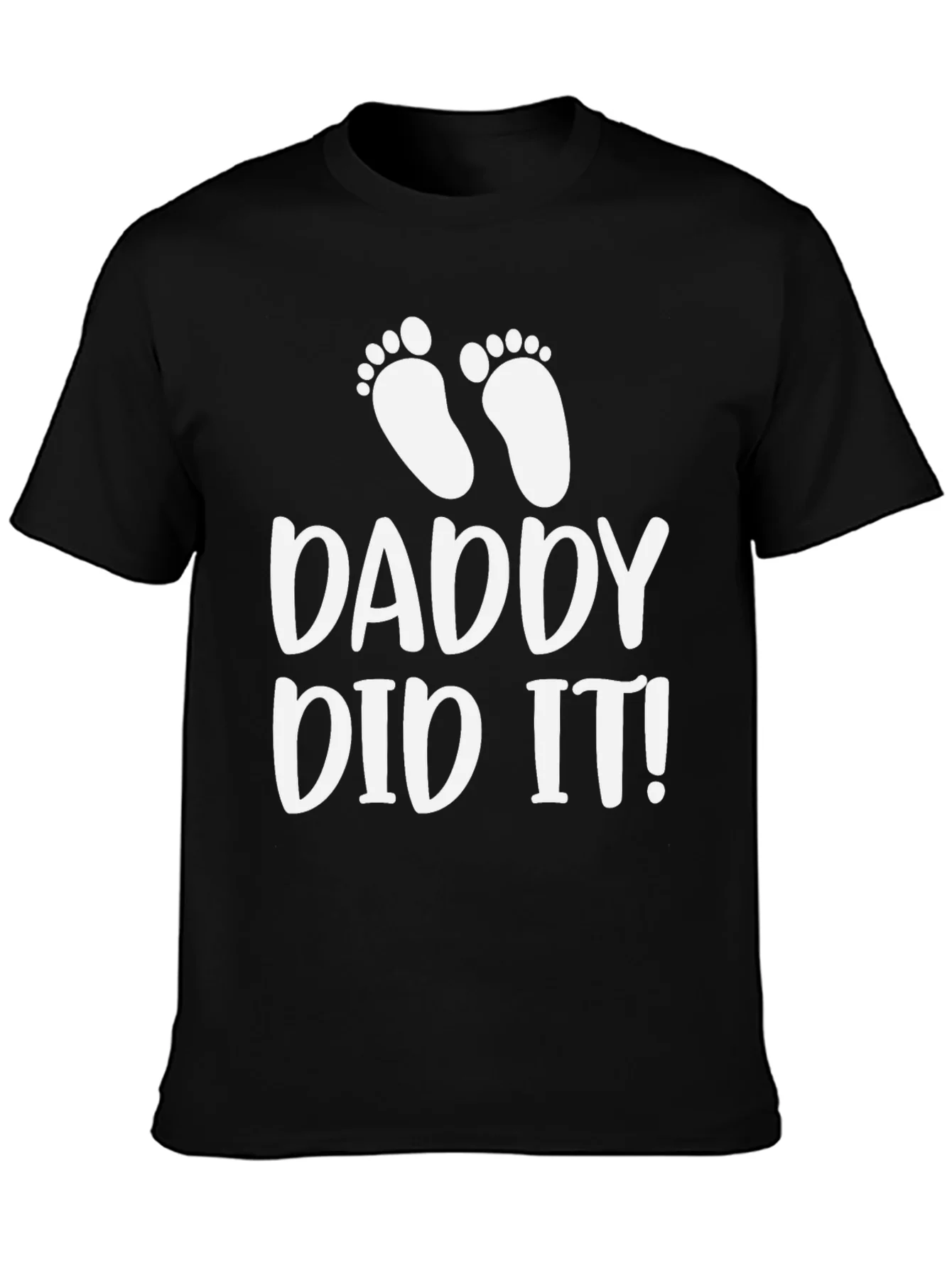 Camiseta Negra Daddy Did It!
