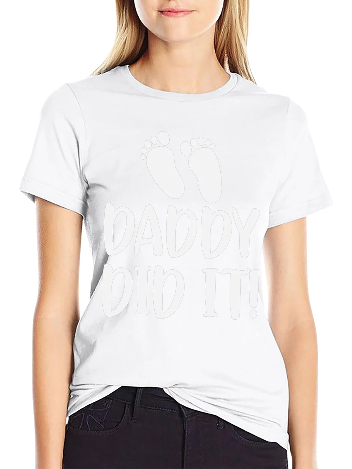 Camiseta Negra Daddy Did It!