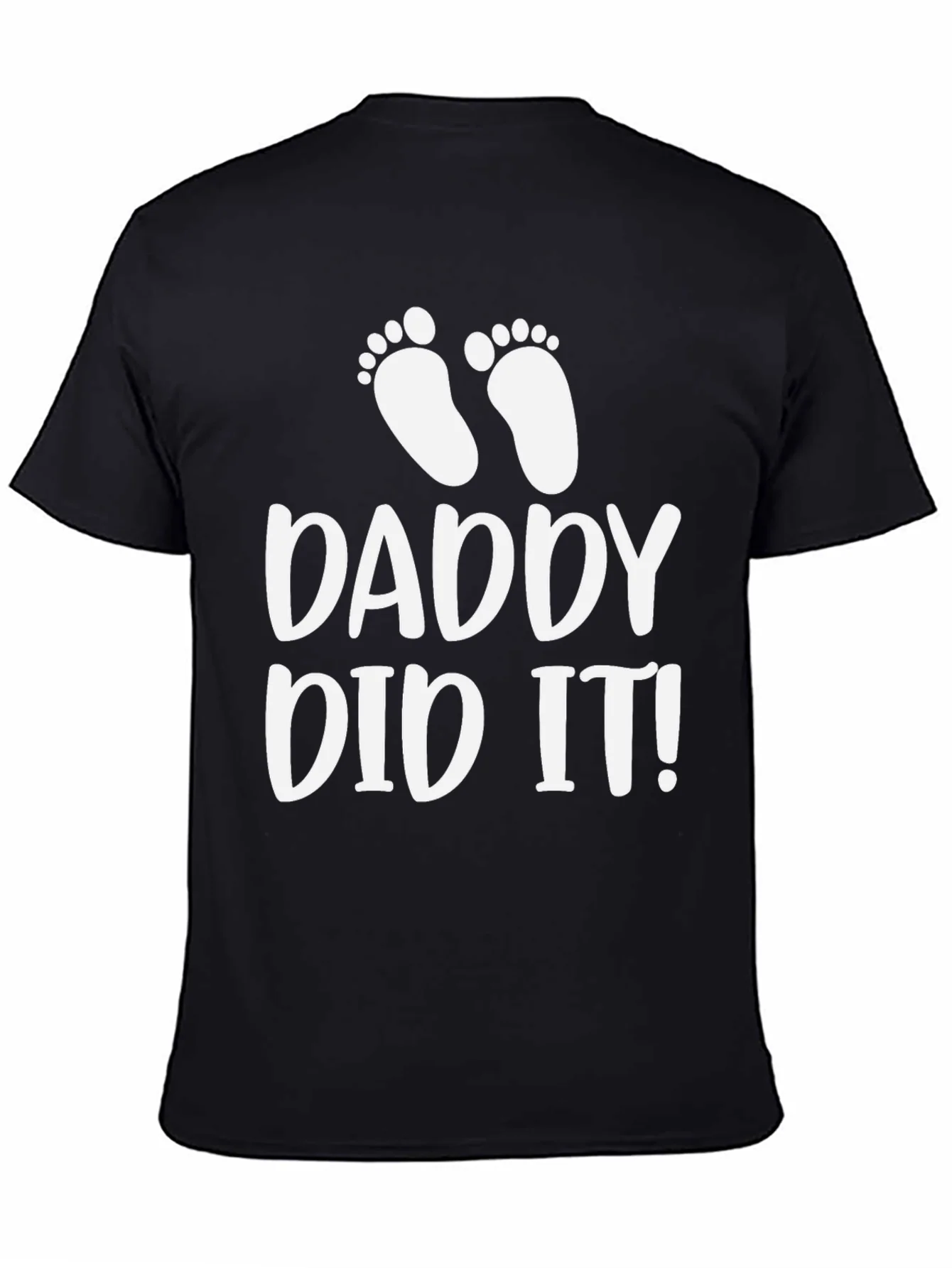 Camiseta Negra Daddy Did It!