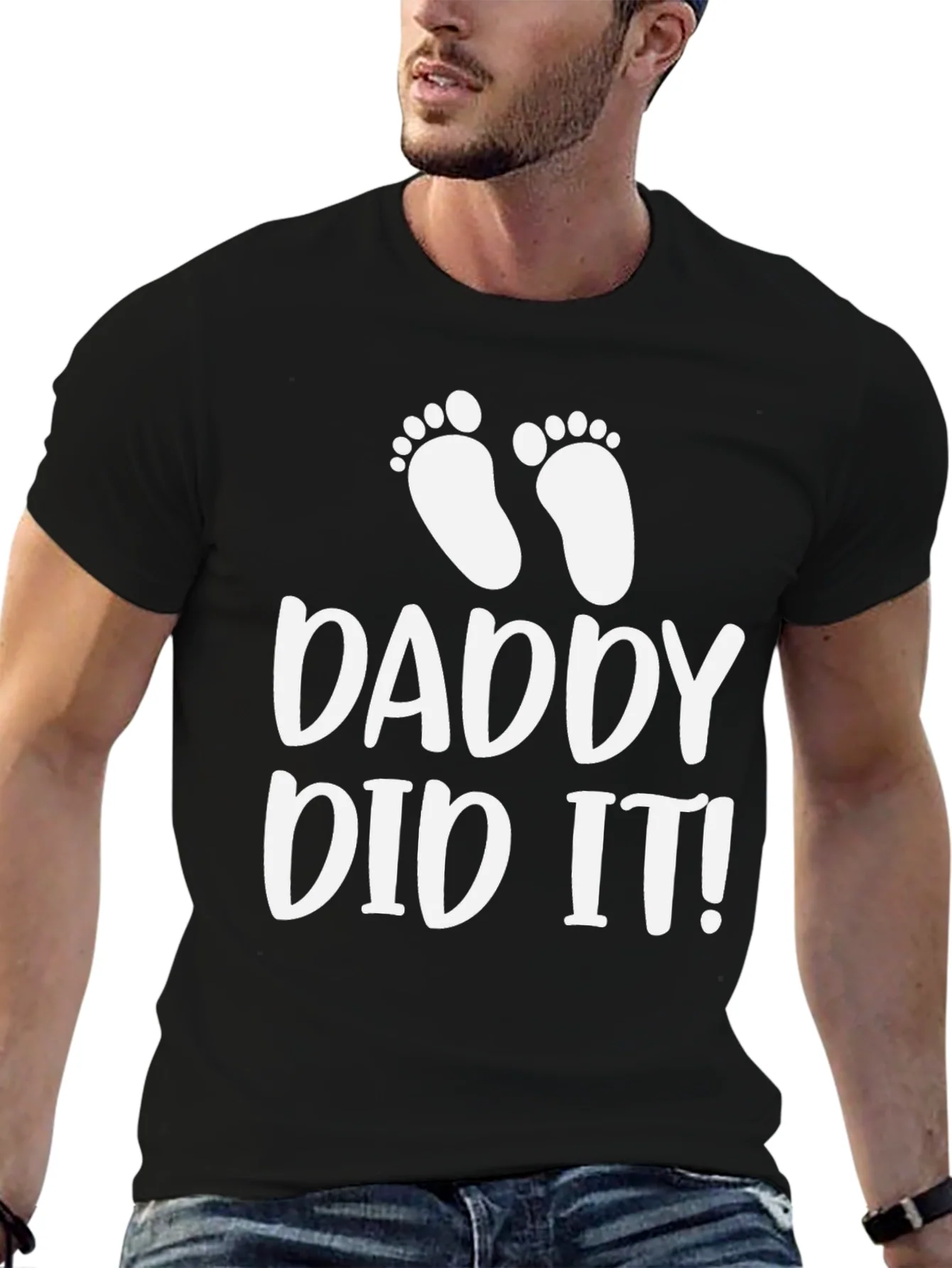 Camiseta Negra Daddy Did It!