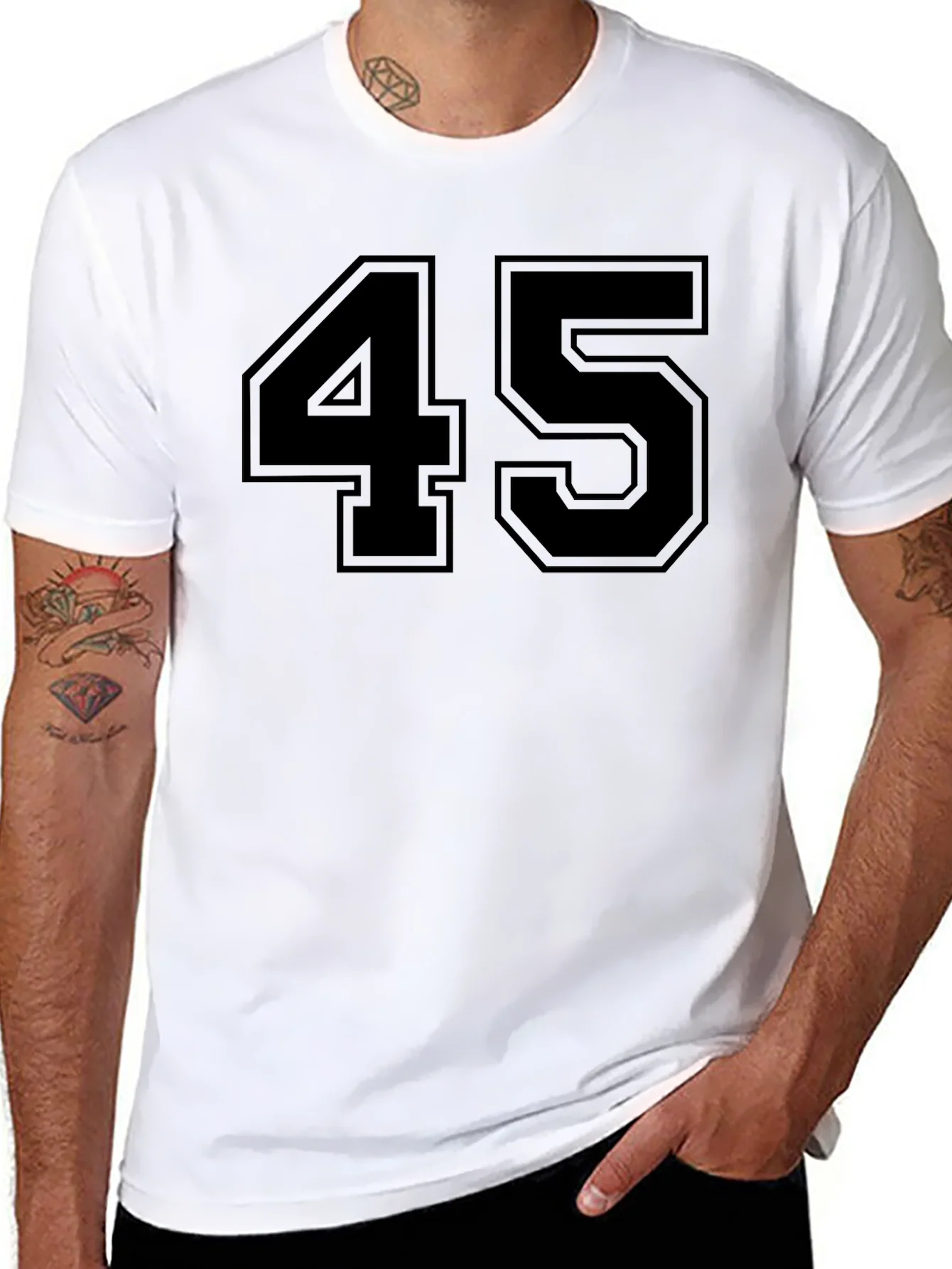 Rebbecca Bold 45 Graphic Tee - Classic Black T-Shirt