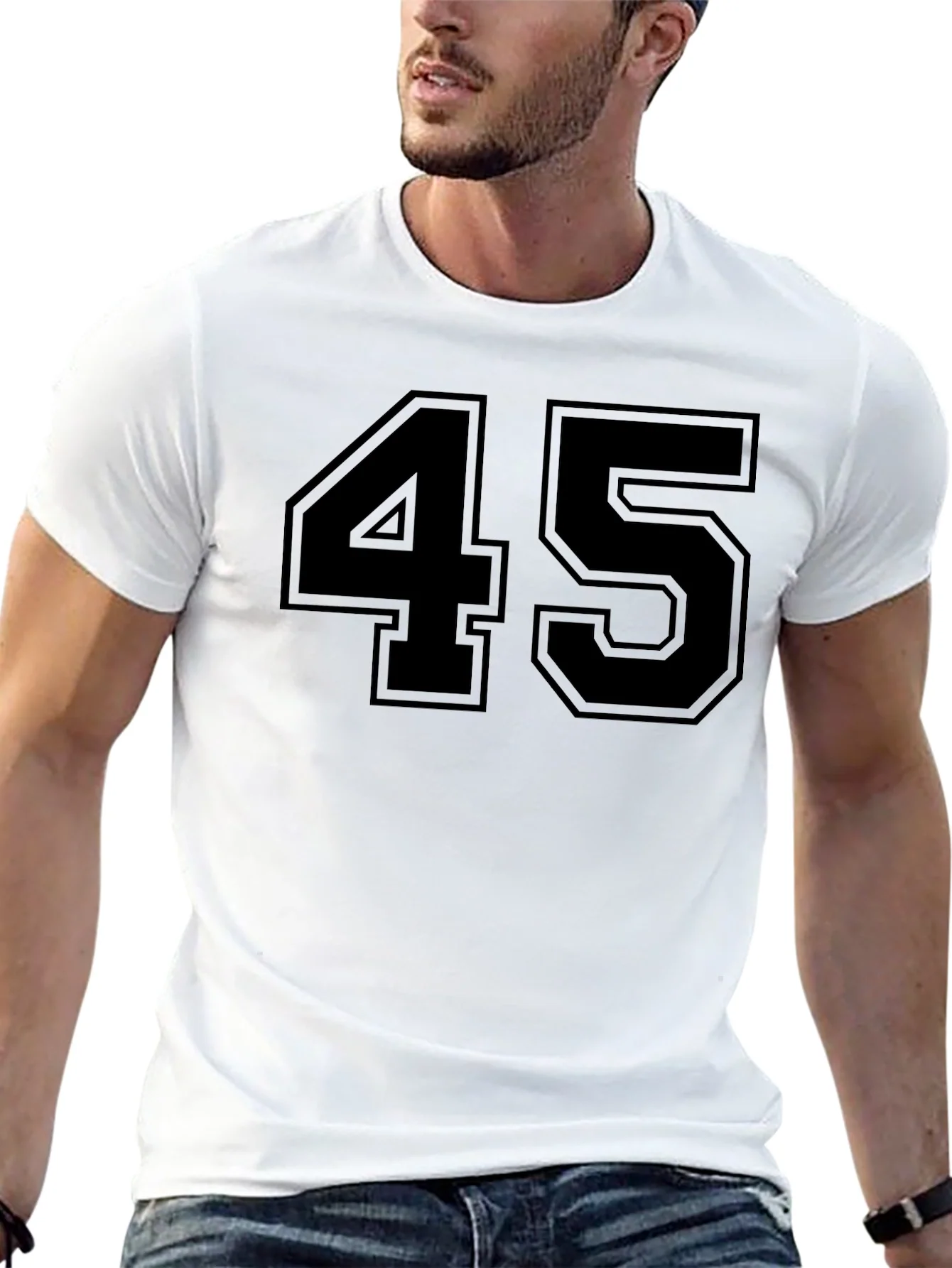 Rebbecca Bold 45 Graphic Tee - Classic Black T-Shirt
