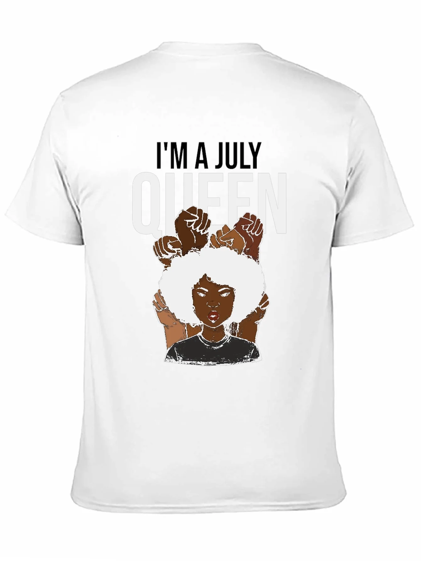 Rebbecca July Queen T-Shirt - Black Pride