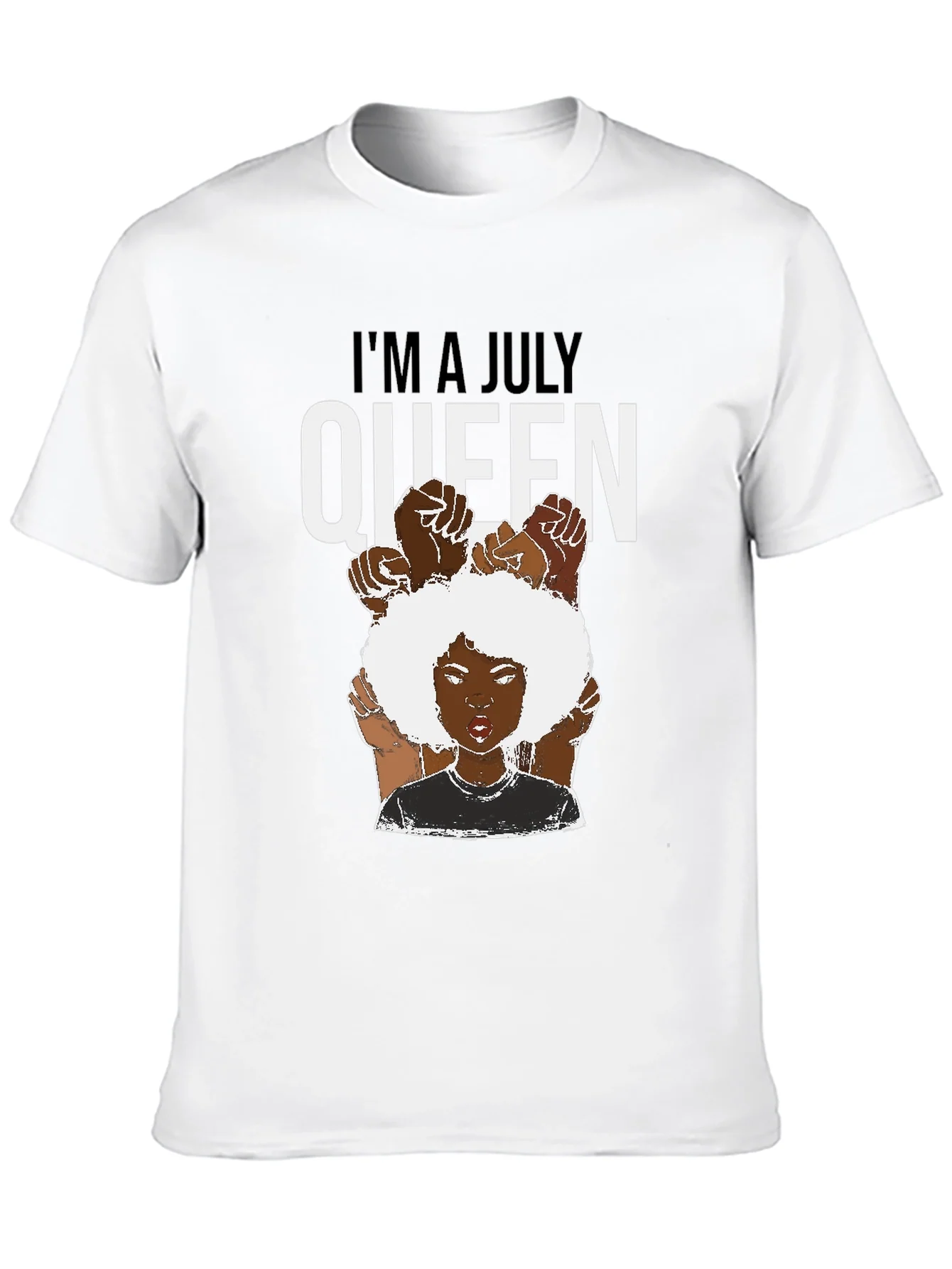 Rebbecca July Queen T-Shirt - Black Pride