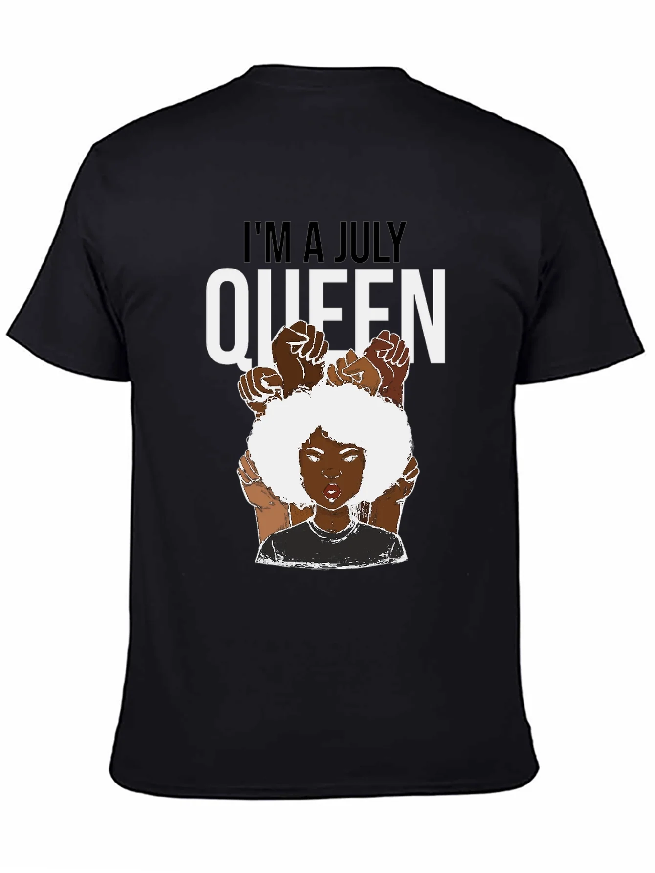 Rebbecca July Queen T-Shirt - Black Pride
