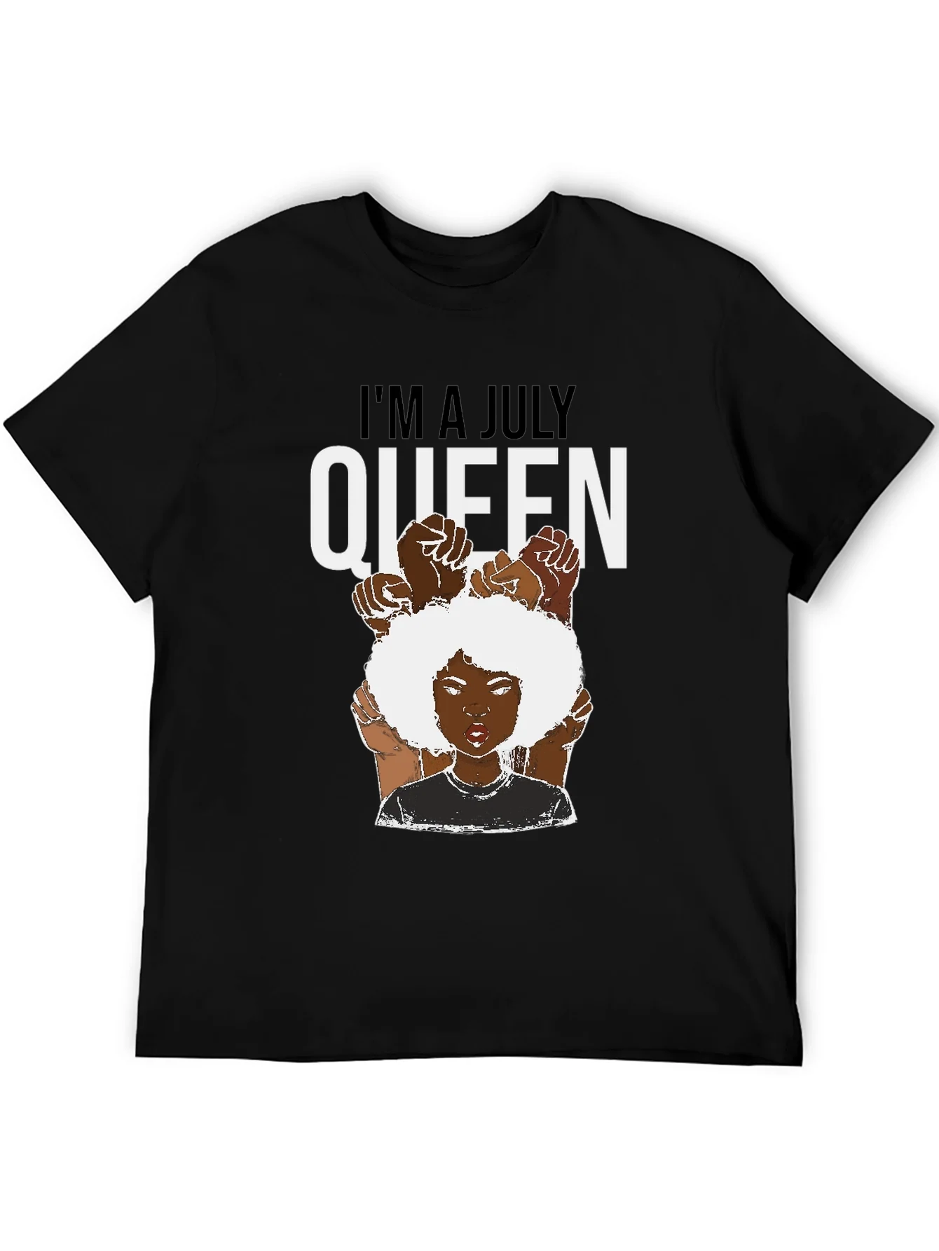 Rebbecca July Queen T-Shirt - Black Pride