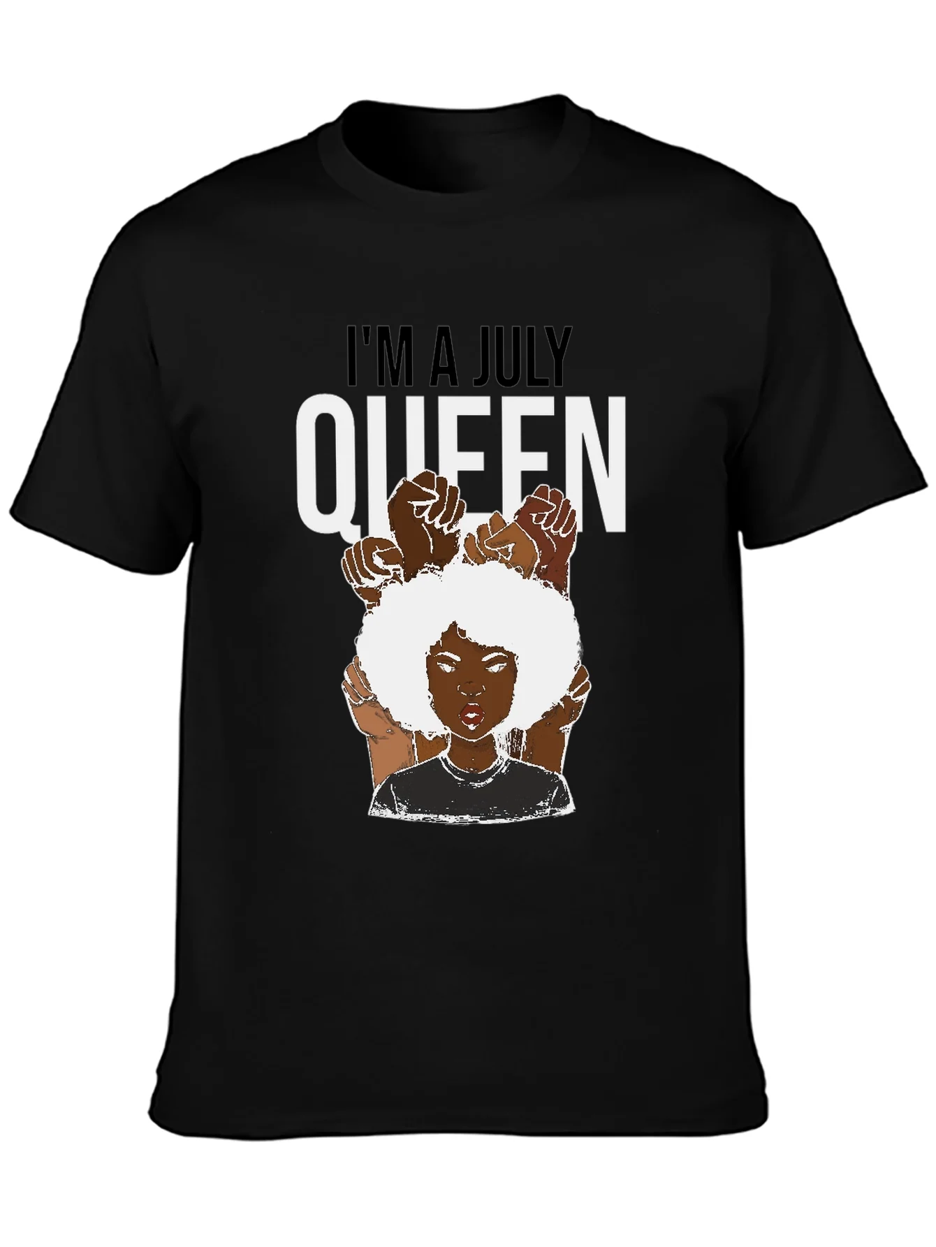 Rebbecca July Queen T-Shirt - Black Pride