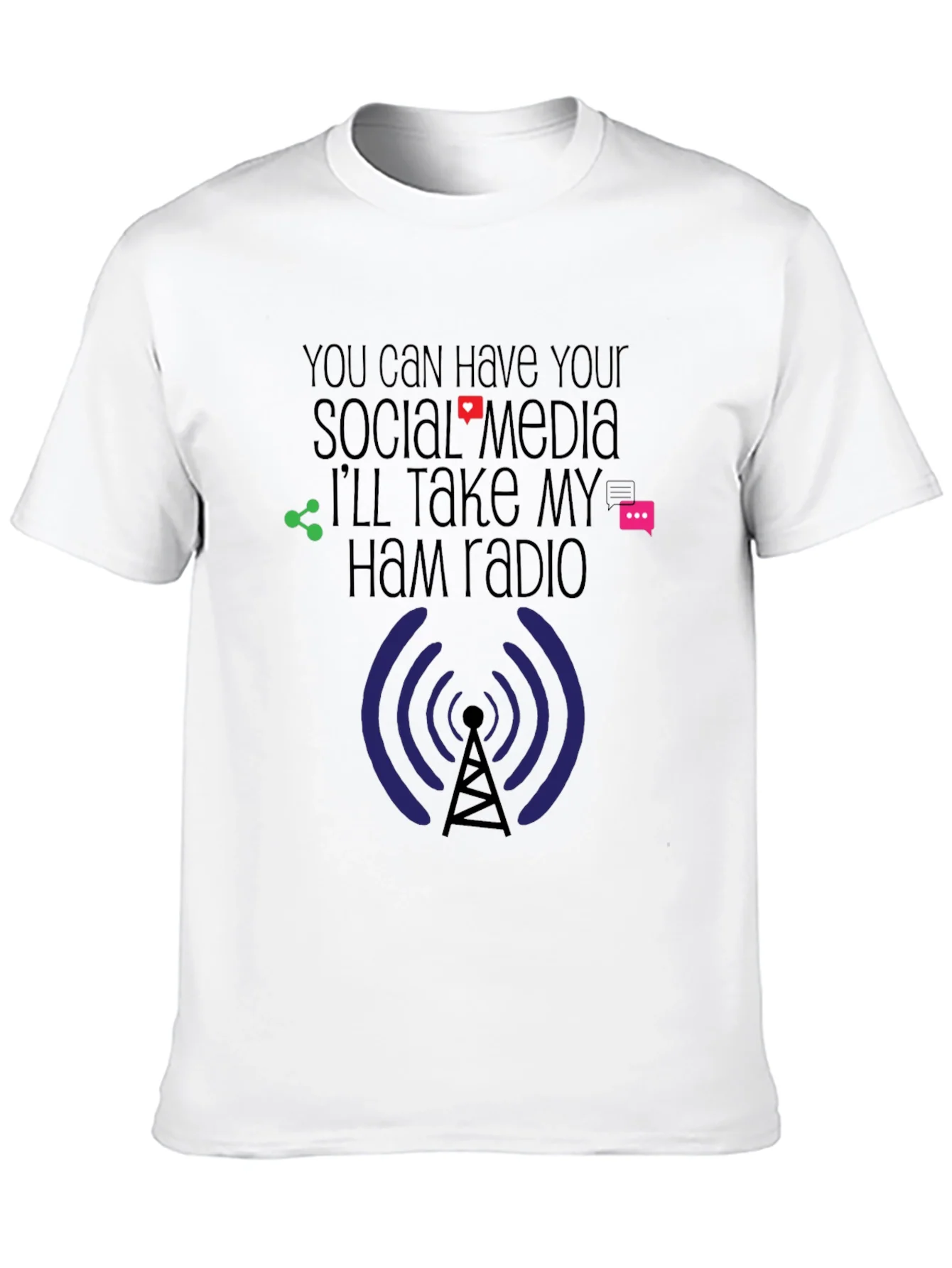 Rebbecca Ham Radio Social Media T-Shirt
