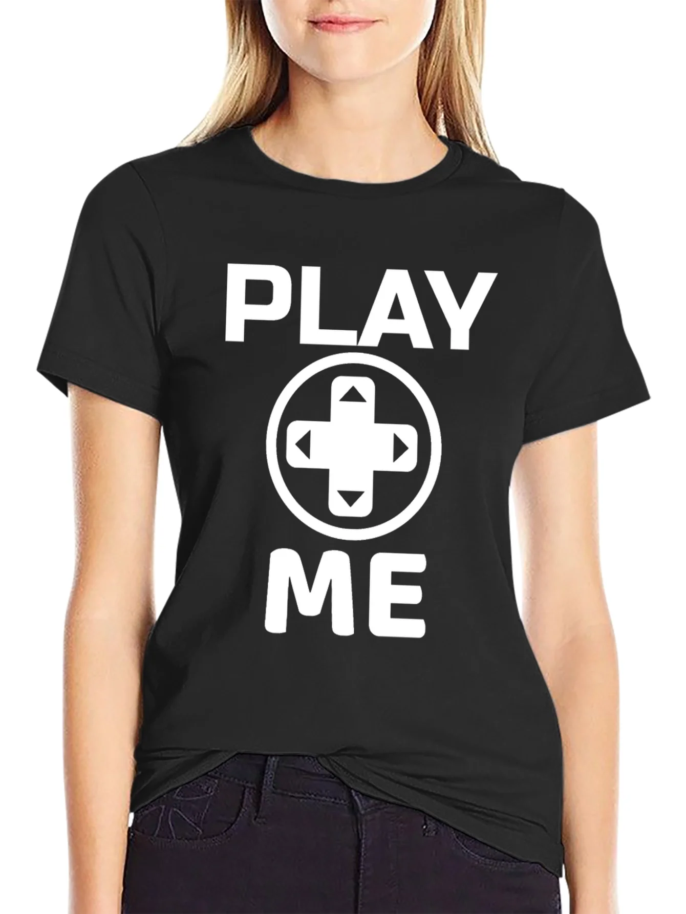 Camiseta Negra Play Me Gamer